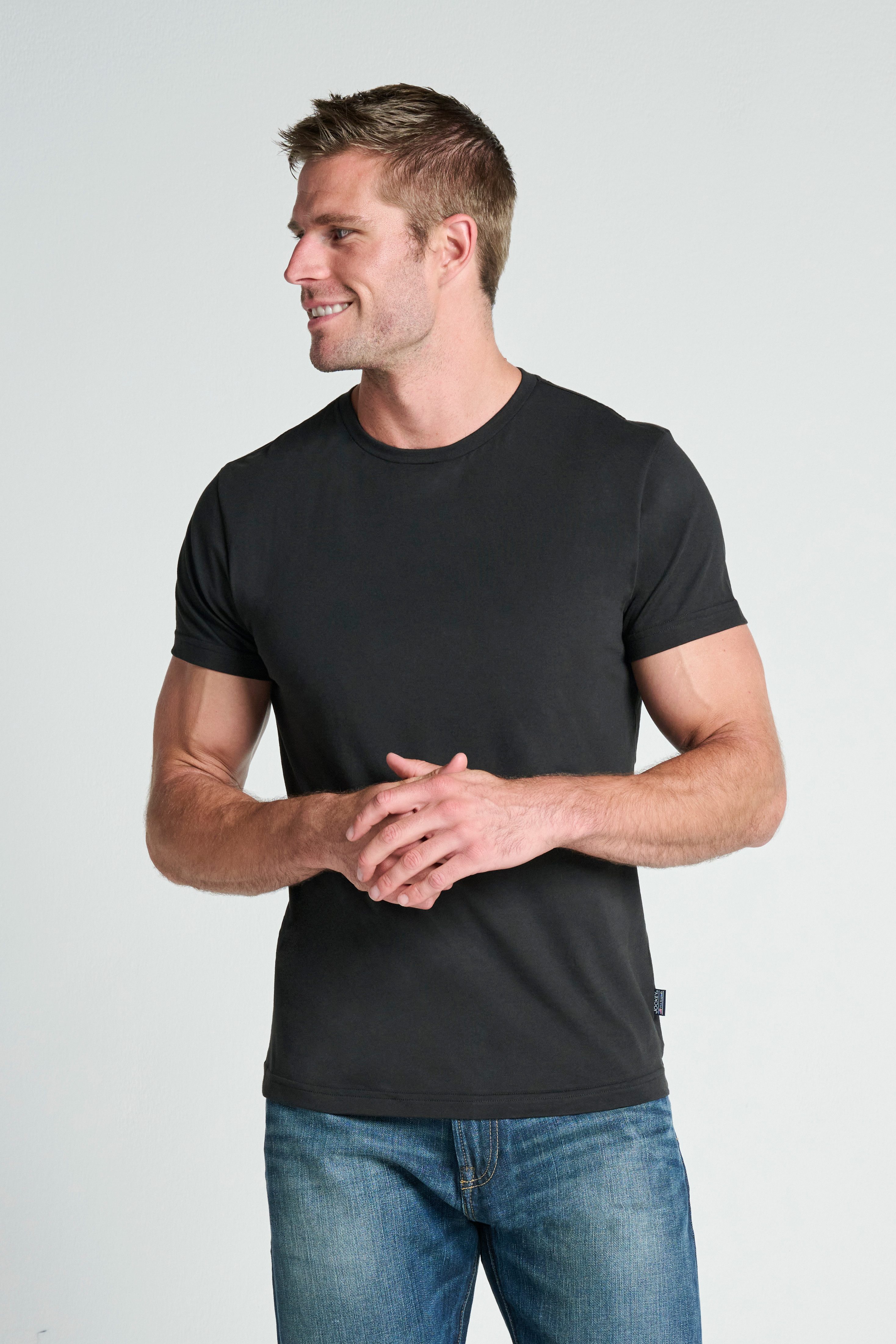 Jockey American-Shirt American T-Shirt (6er Pack) flache Nähte, Relaxed Fit günstig online kaufen