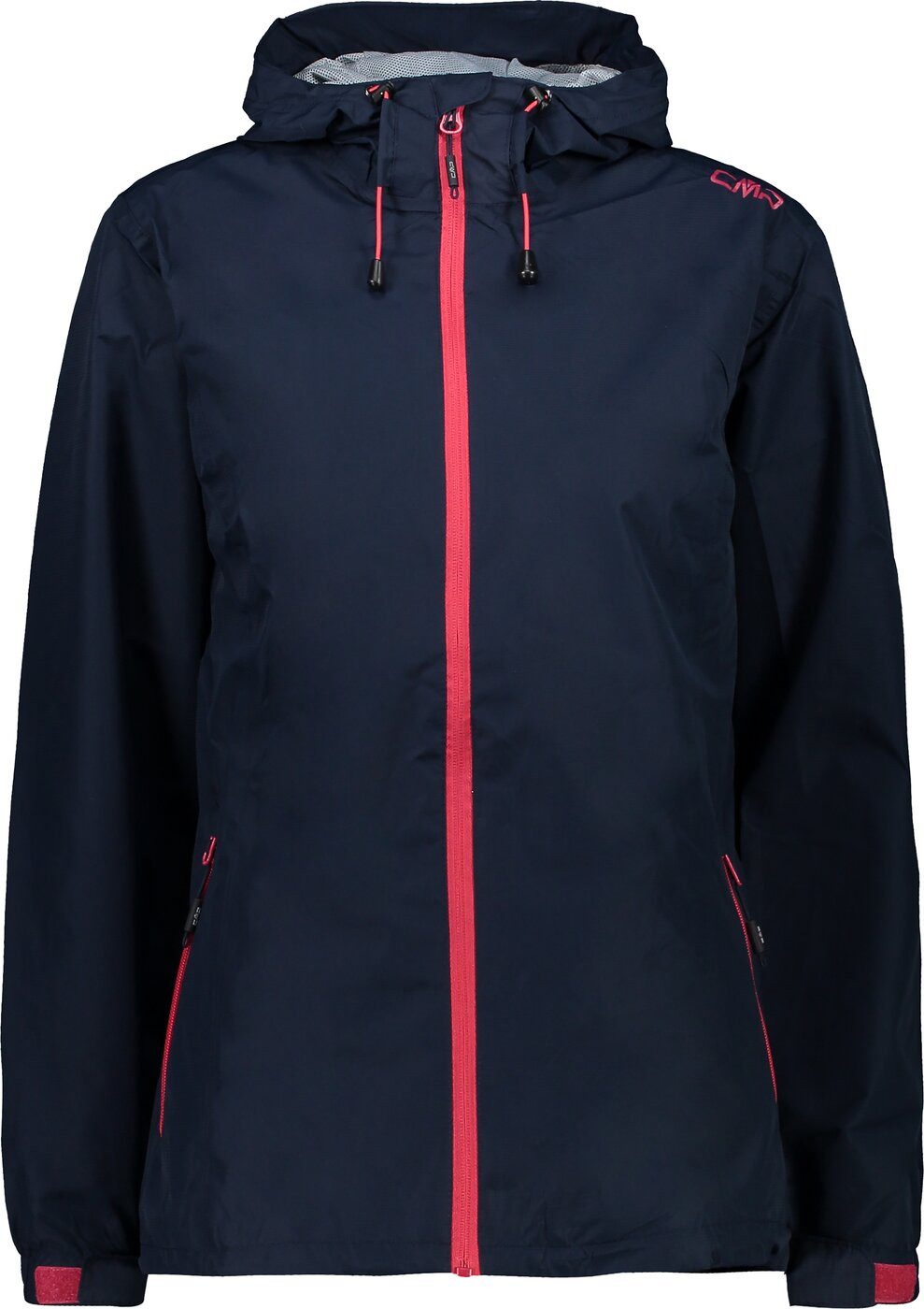 CMP Regenjacke CMP Damen Regenjacke WOMAN JACKET FIX HOOD BLACK BLUE NOS günstig online kaufen