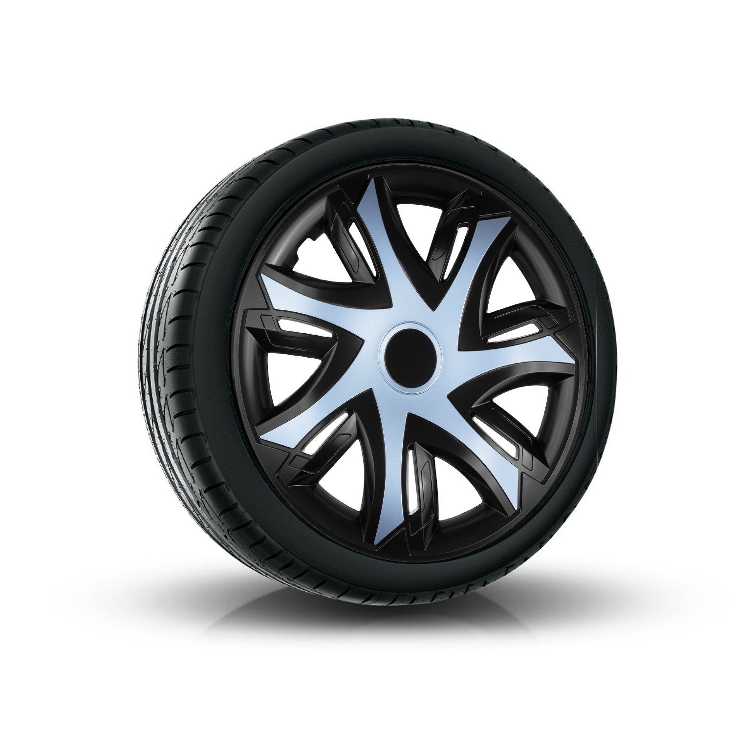 NRM Radkappen N-POWER BICOLOR, 14 in Zoll, N-Power Bicolor Radzierblenden 14" für Stahlfelgen