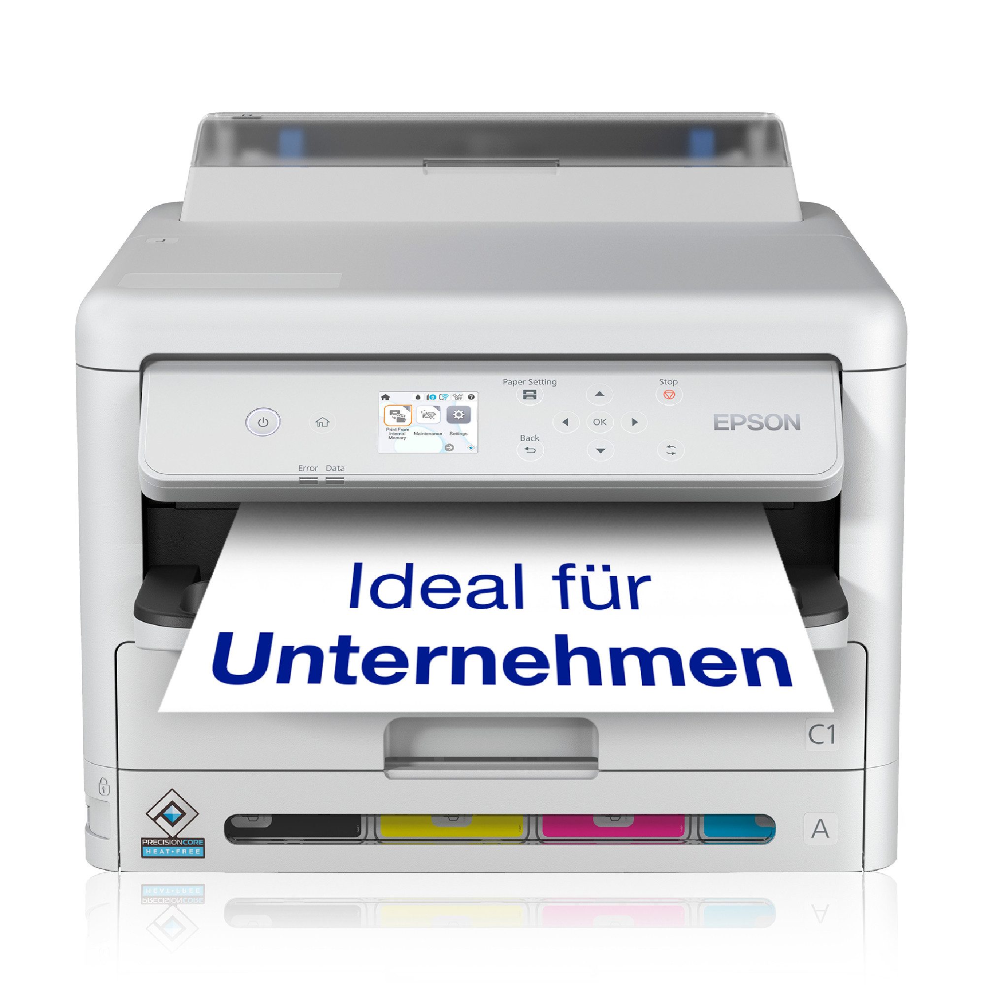Epson WorkForce Pro WF-C5390DW BAM Ink-Bundle, 4 Farben, WiFi, PCL, PS3 Laserdrucker