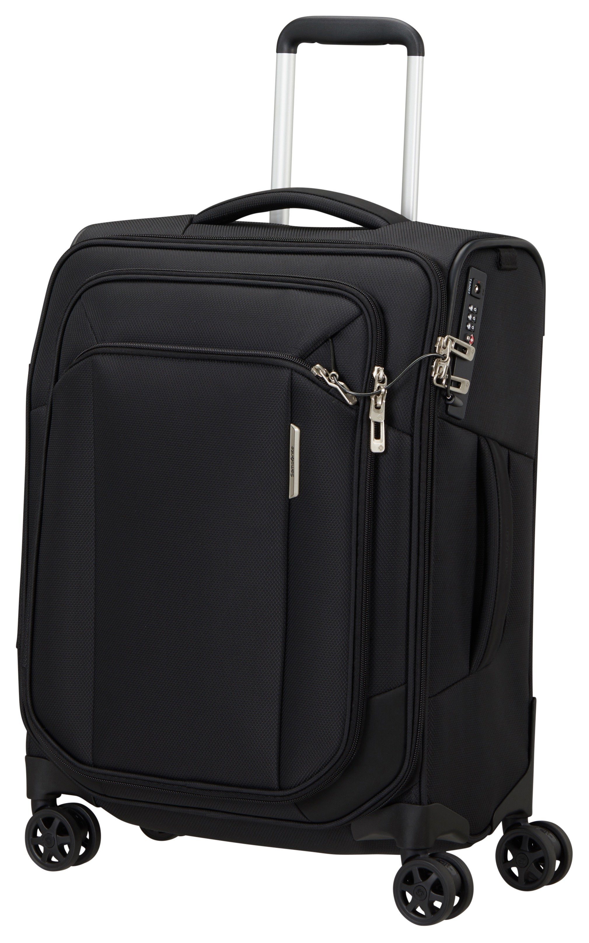 Samsonite Weichgepäck-Trolley RESPARK, verschiedene Größen und Farben, 4 Rollen, Handgepäck-Koffer Trolley Weichgepäck-Koffer Spinner TSA