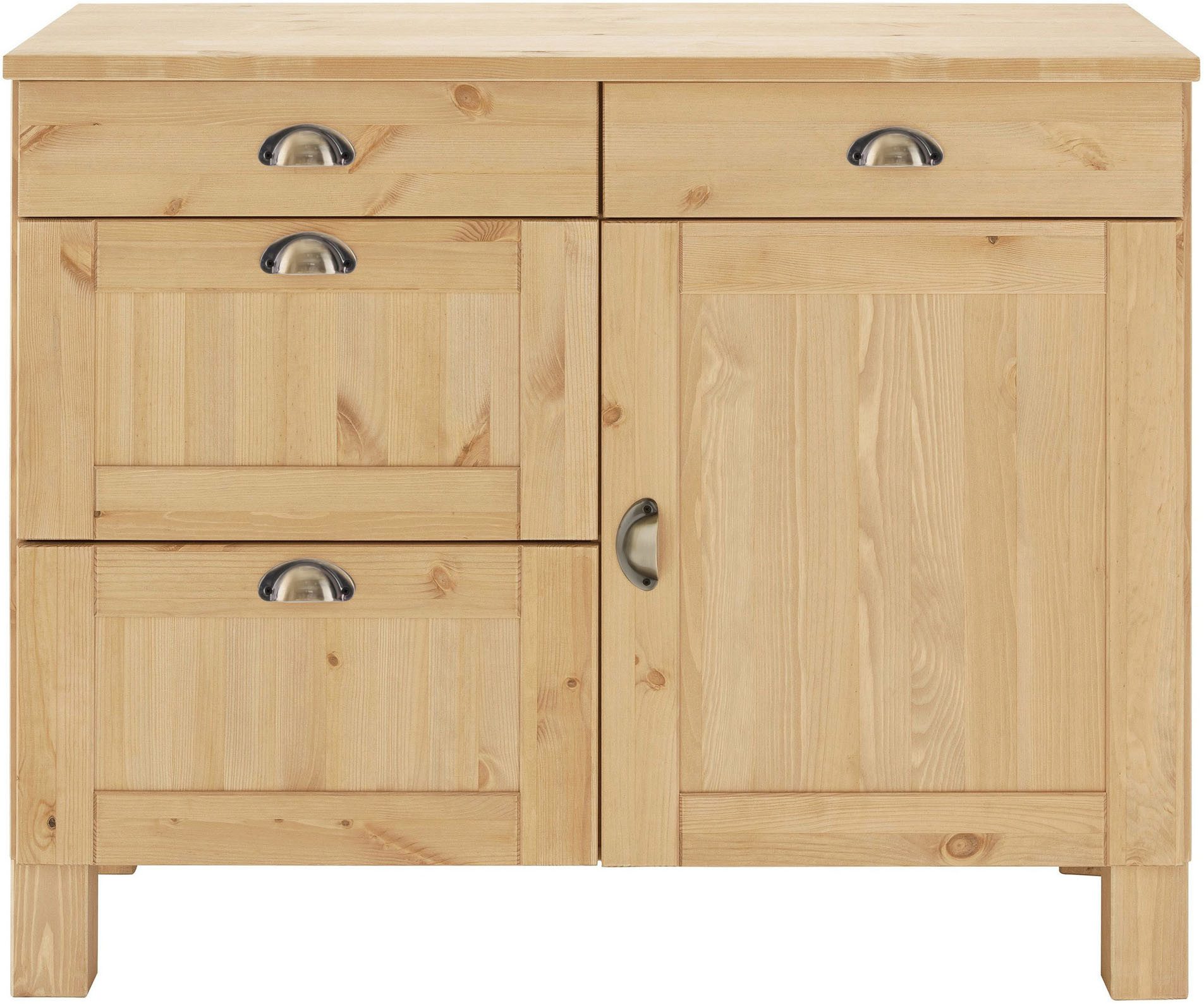 Home affaire Unterschrank Oslo 100 cm breit, in 2 Tiefen, mit 23 mm Arbeitsplatte, 2 Schubkästen – Bild 3 von 5