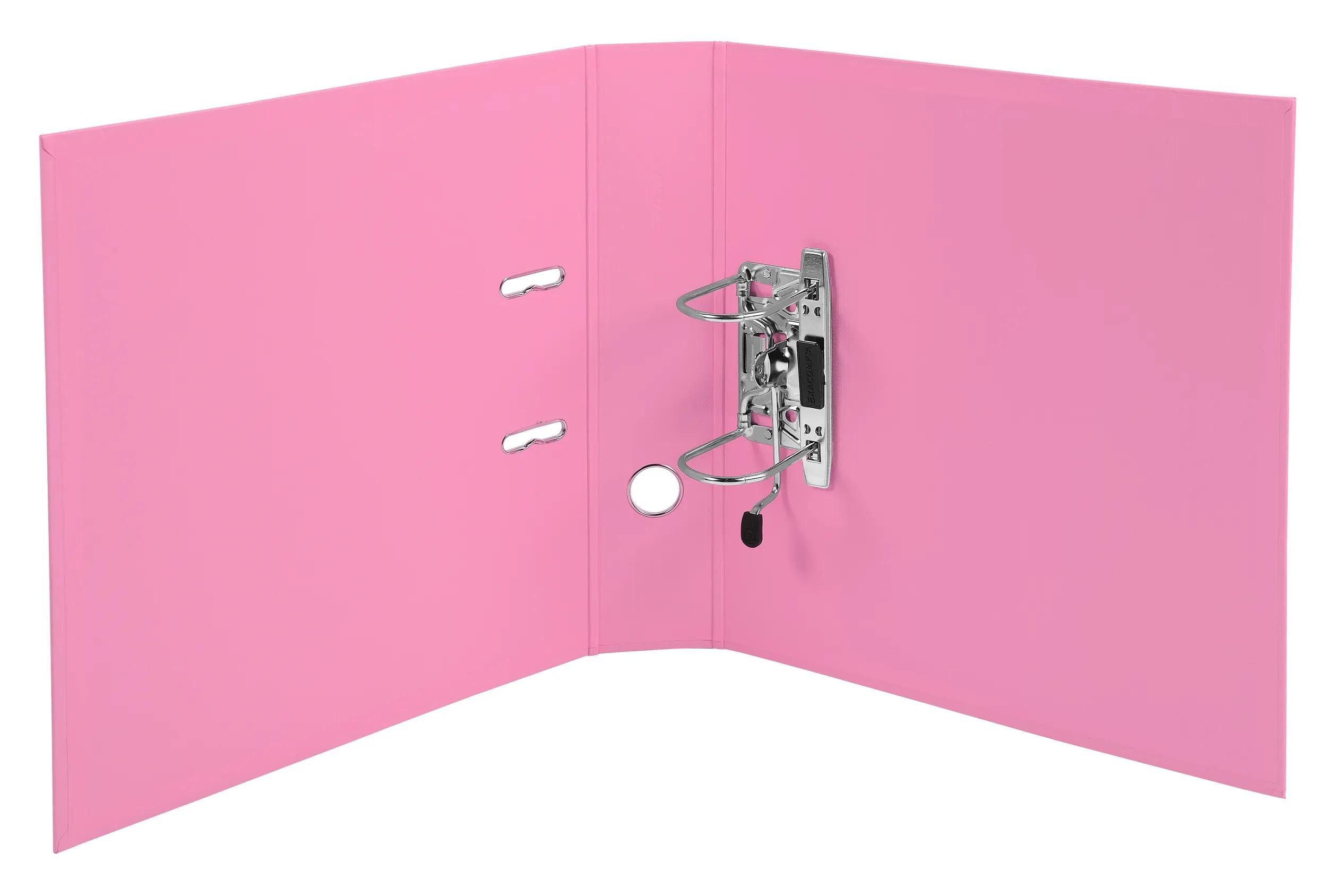Thumbnail - EXACOMPTA Aktenordner 10x Ordner Prem'Touch PVC, Rücken 70mm, 32x29cm A4 Maxi, Rosa, 53755E, Ordner Kunststoff