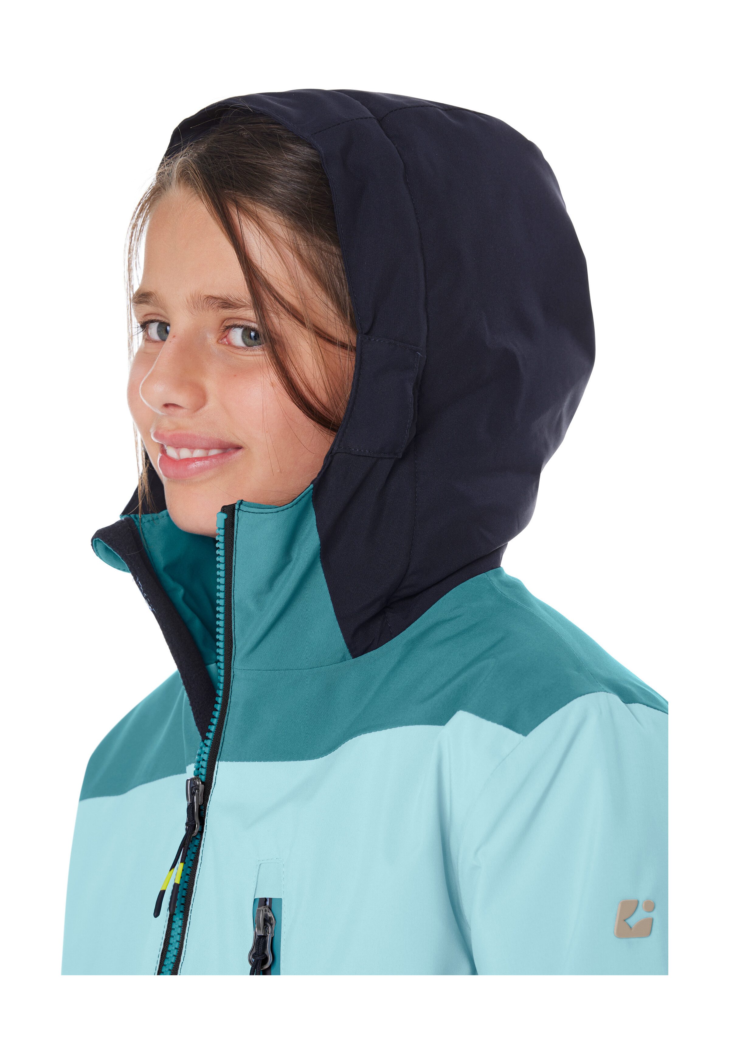 Killtec Skijacke KSW 331 GRLS SKI JCKT Atmungsaktive, wasserdichte Jacke mit Fleece-Innenseite, Skipasstasche