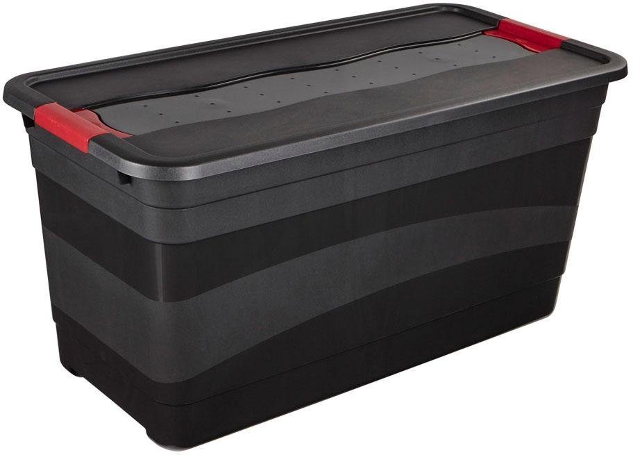 keeeper Transportbehälter eckhart, 83 l, mit Deckel, Schiebeverschluss, extra stabil