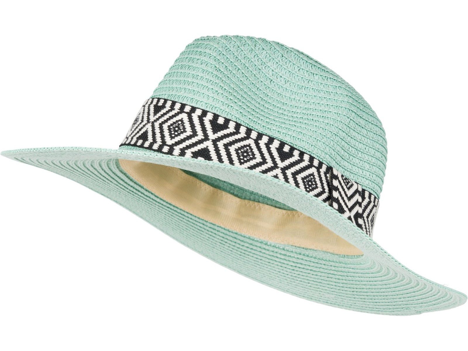 Sonnenhut Panama Strohhut Hutband Azteken Muster