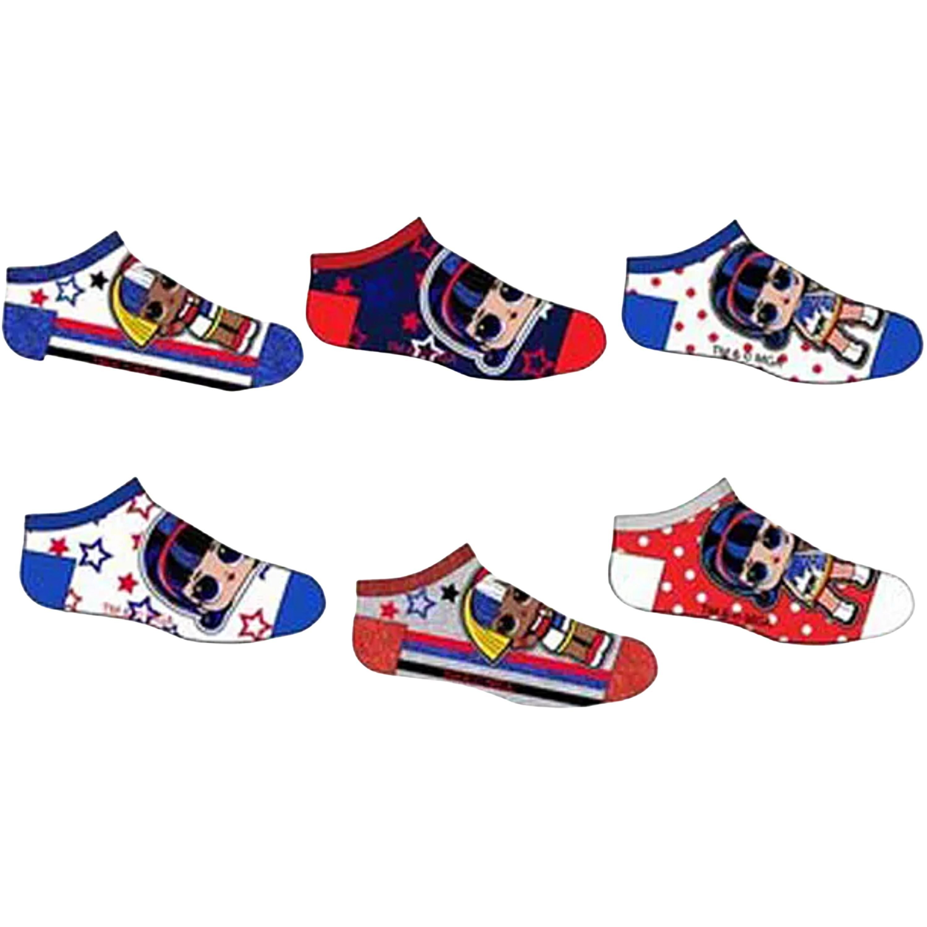 L.O.L. SURPRISE! Socken (6-Paar) Sneakersocken für Mädchen Gr. 23-30