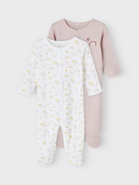 Name It Schlafoverall NBFNIGHTSUIT 2P W/F VIOLET RAINBOW