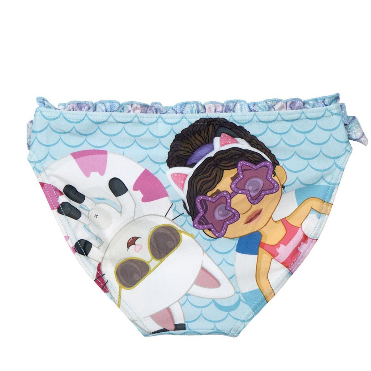 Dreamworks Gabby’s Dollhouse Badeslip Badeslip Kinder Badehose Mädchen Schwimmhose mit Motiv (Packung)