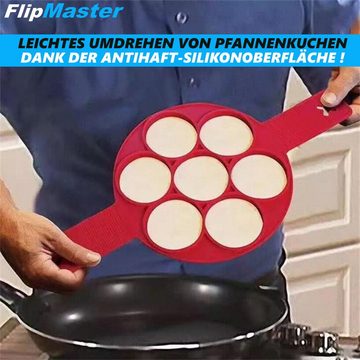 MAVURA Pfannenwender FlipMaster Flipper-Form Pfannenwender Silikon Eier, Pfannkuchen Maker Omelett Wender Küchenhelfer Backform