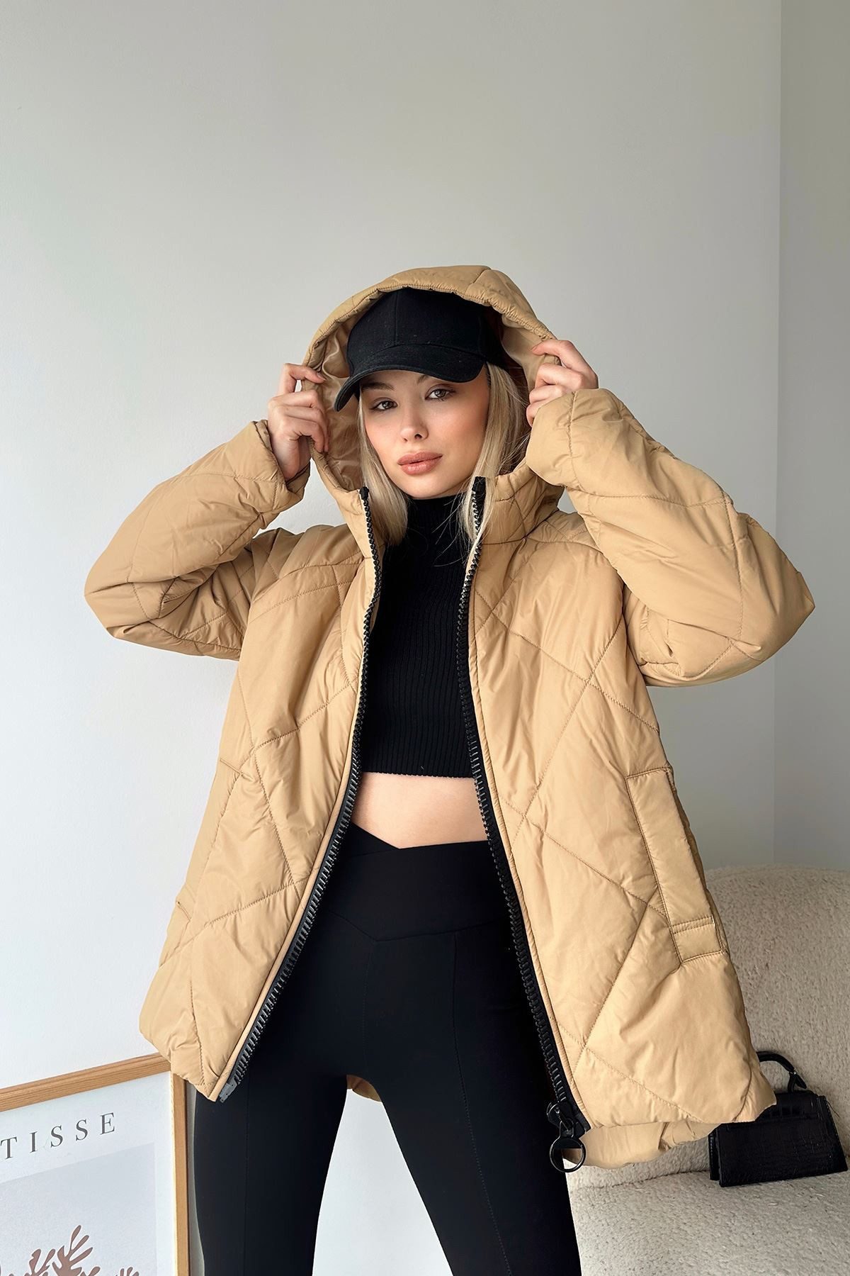 D-IDEAZ Allwetterjacke Damen Aus Gestepptem Nylonstoff günstig online kaufen