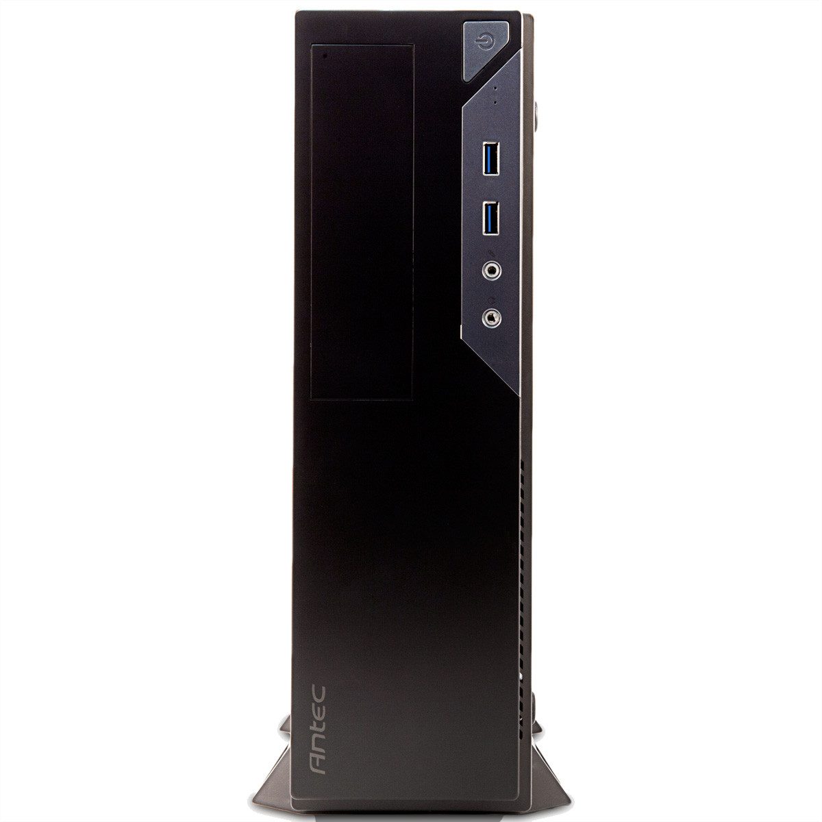 Antec PC-Gehäuse VSK 2000 U3 Slim Desktop Black PC Gehäuse ATX