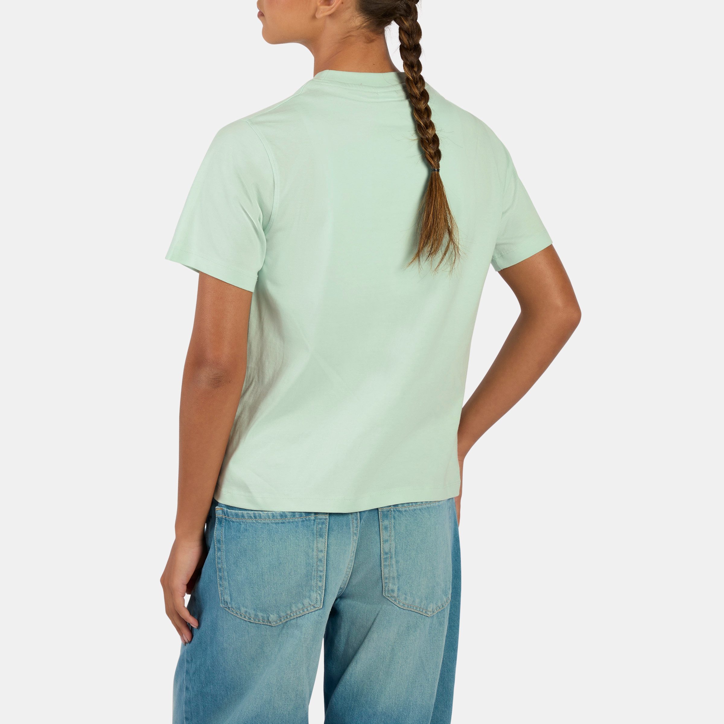 Reebok T-Shirt WREN 2 COLOUR LOGO CREW SS TEE aus Baumwolle, in den Größen XS bis XXL
