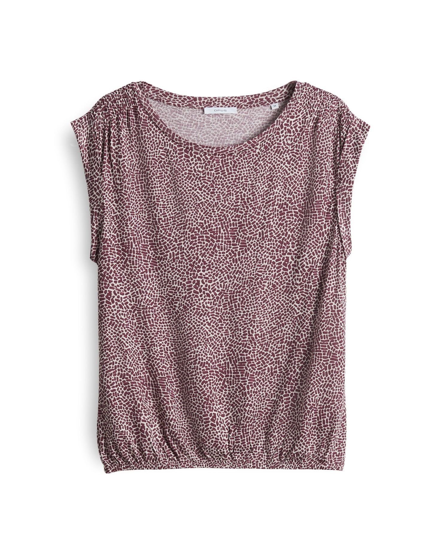 OPUS Print-Shirt STRUKI MINIMAL Regular aus ECOVERO™ Viskose günstig online kaufen