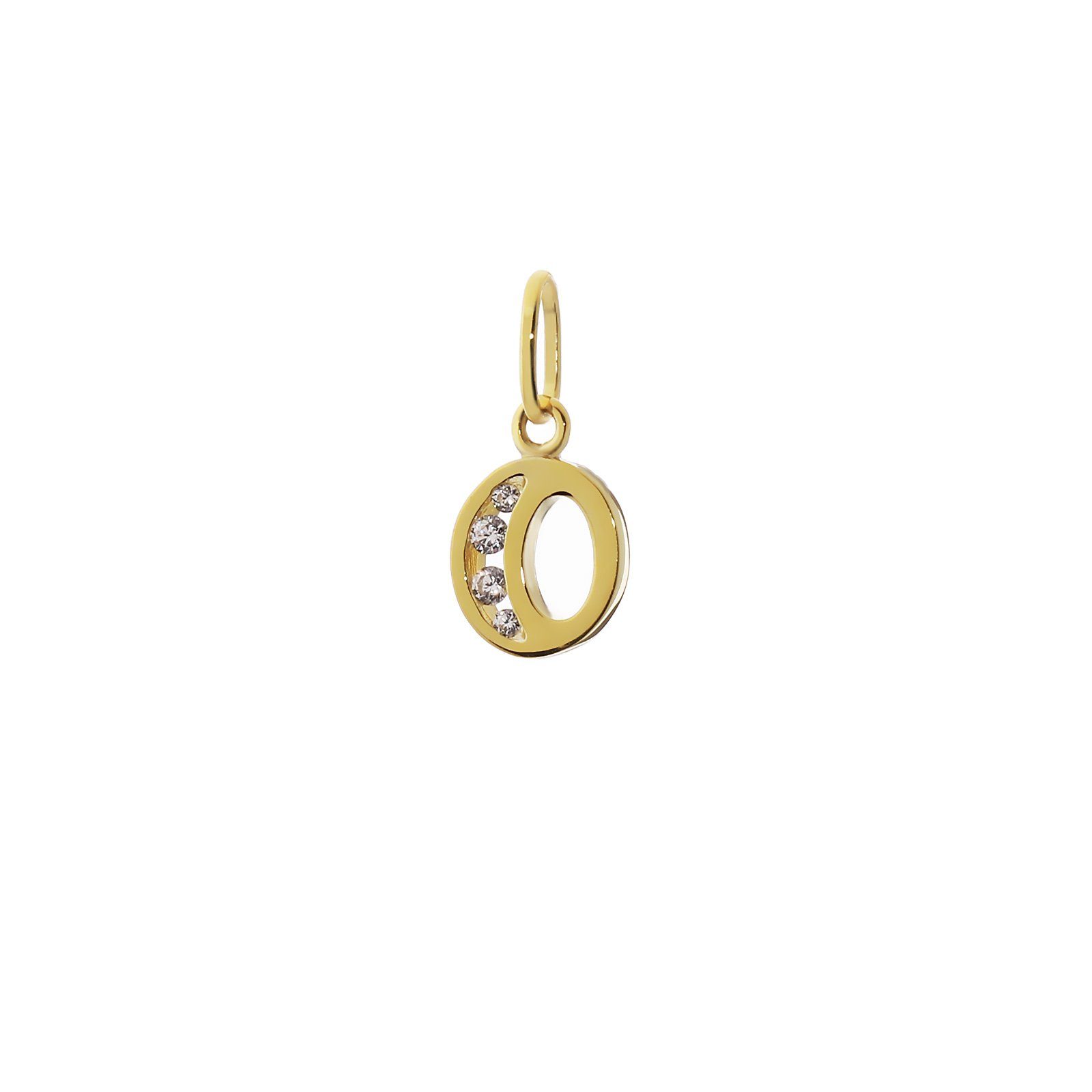 NKlaus Buchstabenanhänger Buchstabe O 8 Karat günstig online kaufen