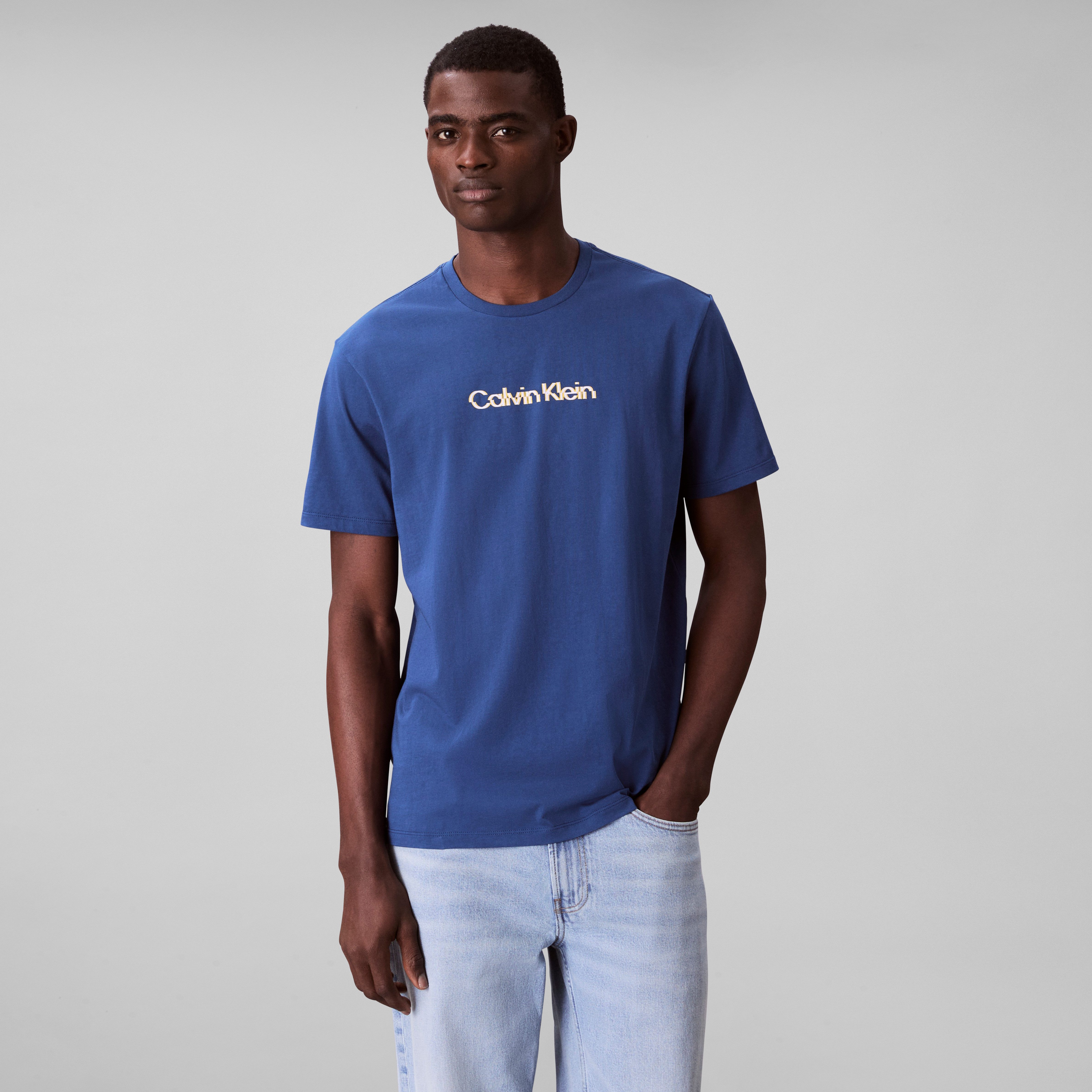 Calvin Klein Jeans T-Shirt SS GLITCHED LOGO EU CLASSIC TEE Mit Rundhalsauss günstig online kaufen