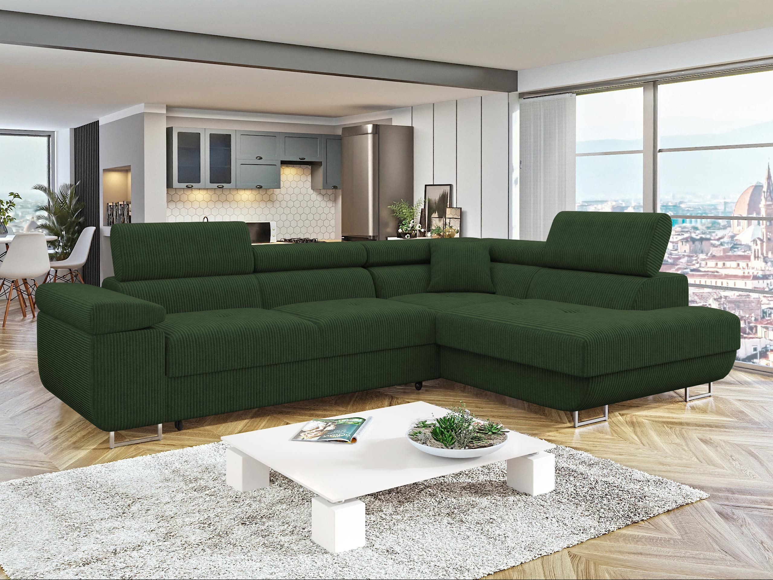 MIRJAN24 Ecksofa Torezio Cord, mit Bettkasten günstig online kaufen