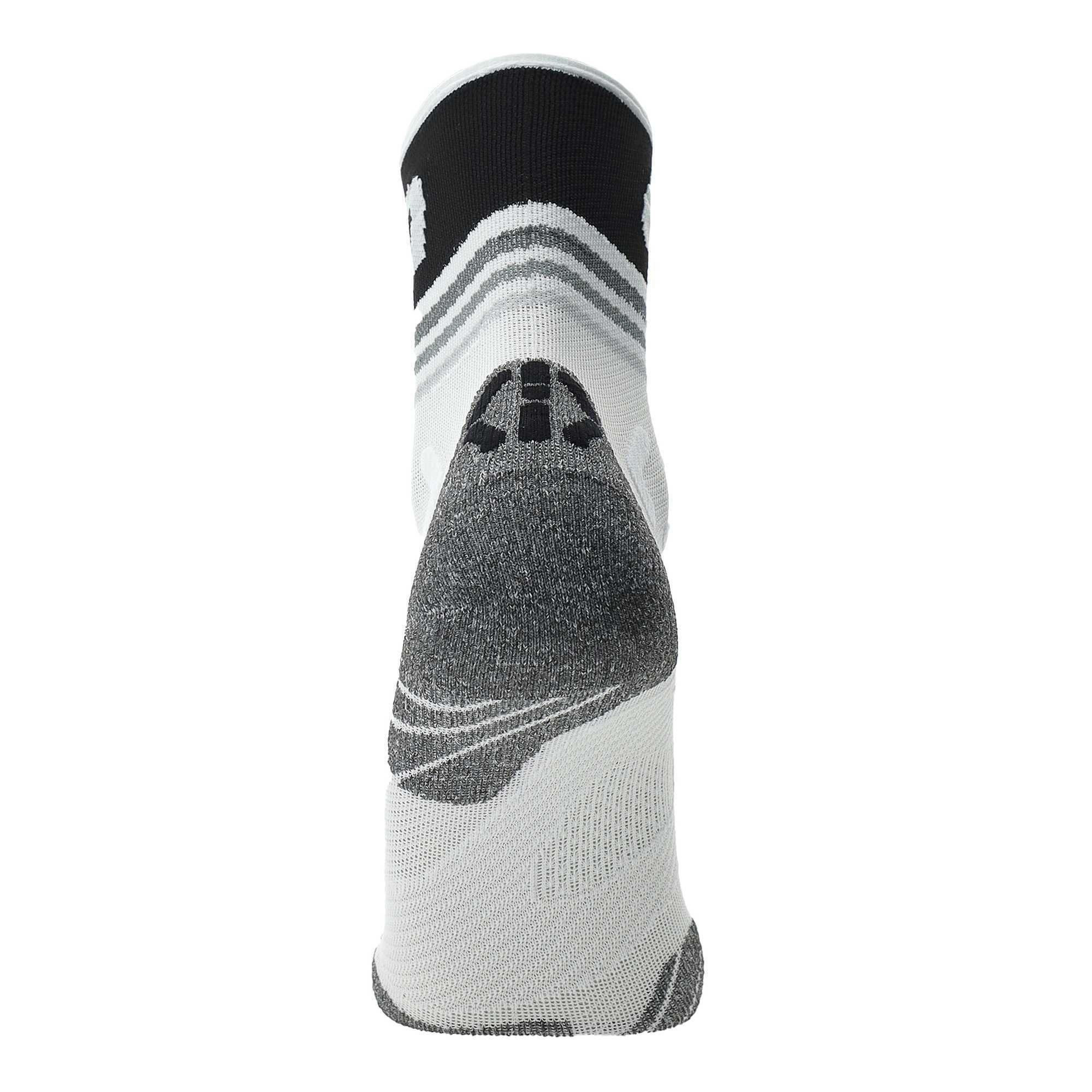 UYN - One Black Socken Herren - Sneaker White Short Running Socks, Sportsocken
