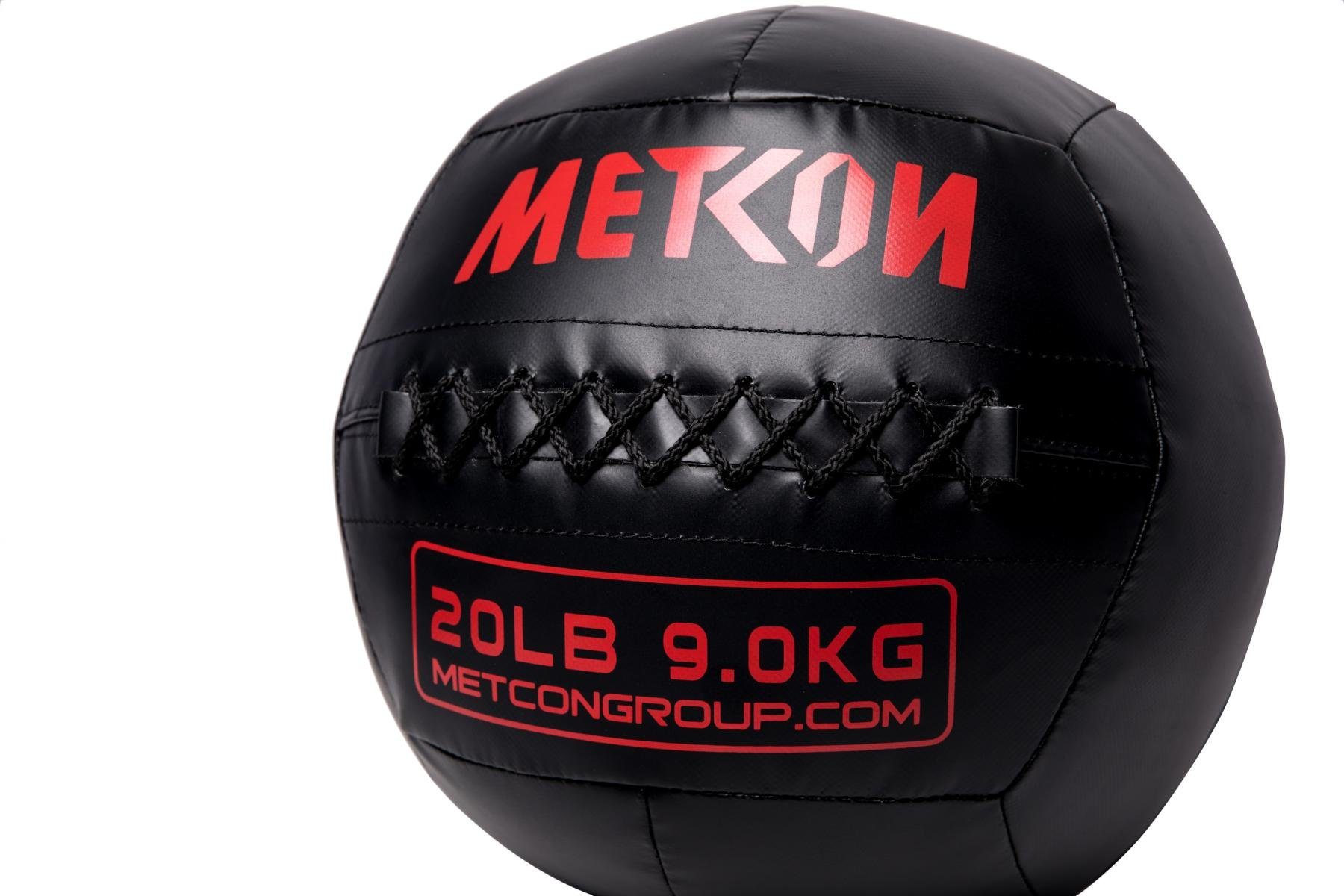 METCON Medizinball Kräftigung zur Ball Fitness Wallball PVC
