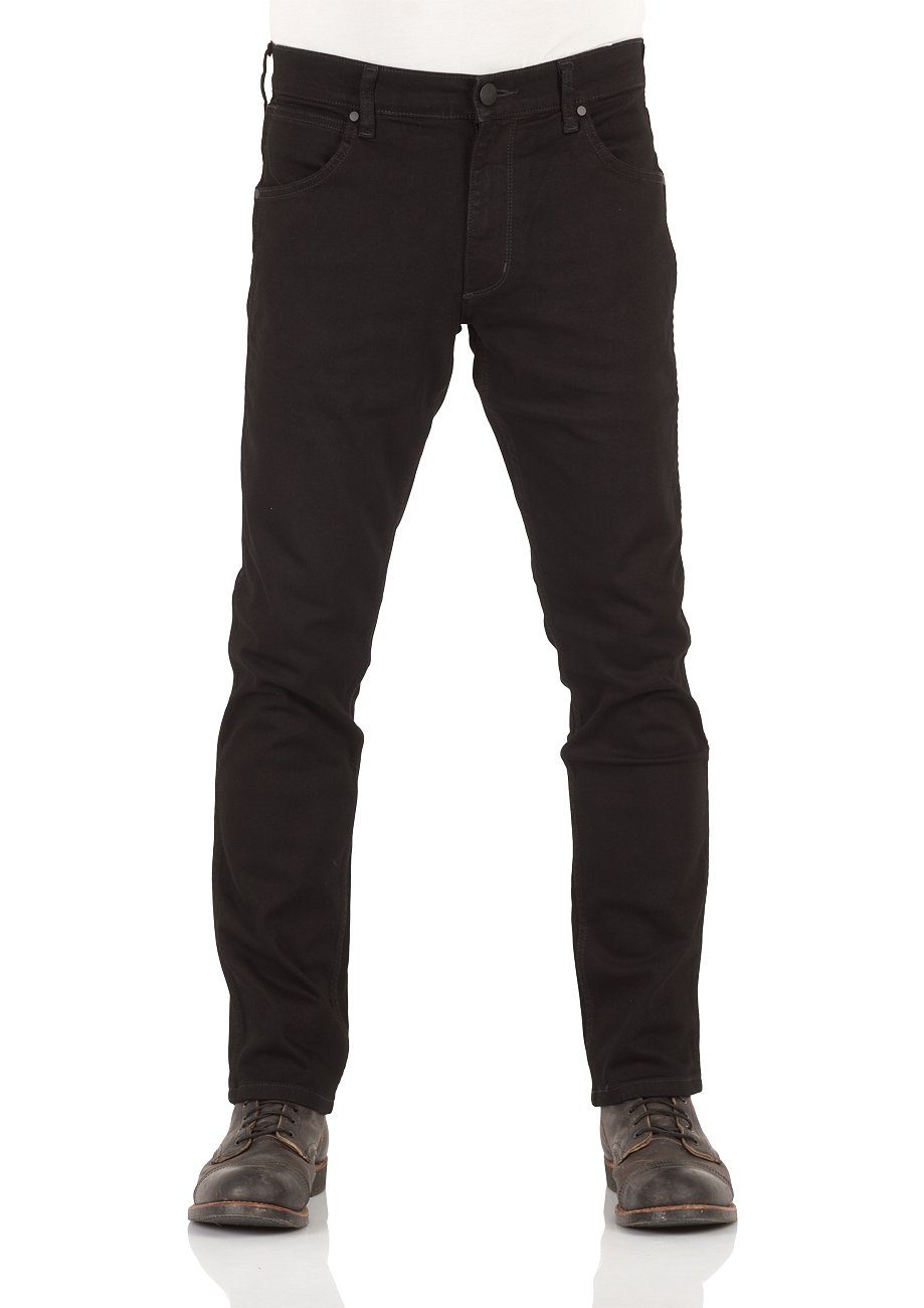 Greensboro Stretch mit Wrangler Straight-Jeans Black Valley (W15QHP19A)