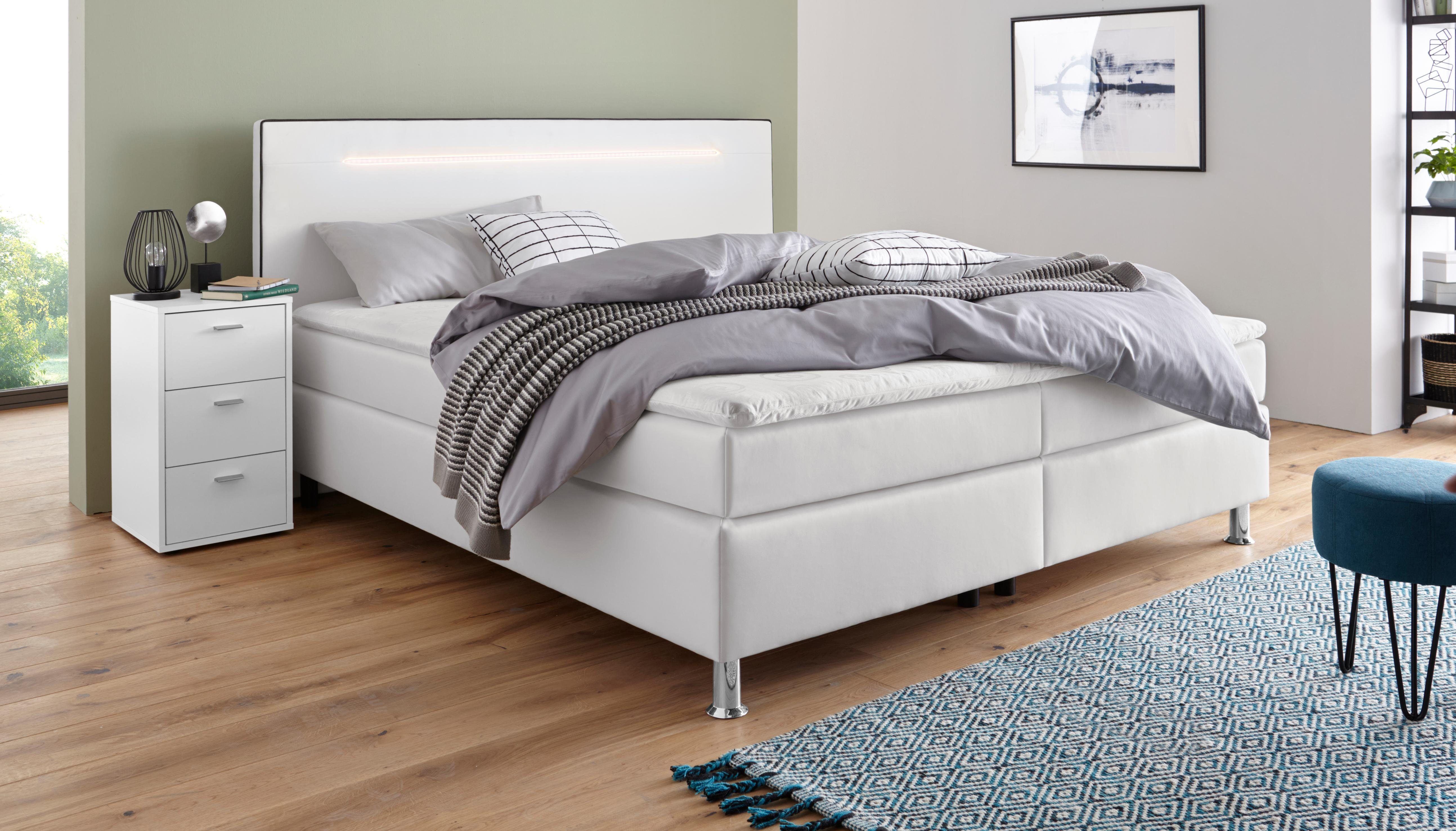 COLLECTION AB Boxspringbett London, inklusive Topper günstig online kaufen