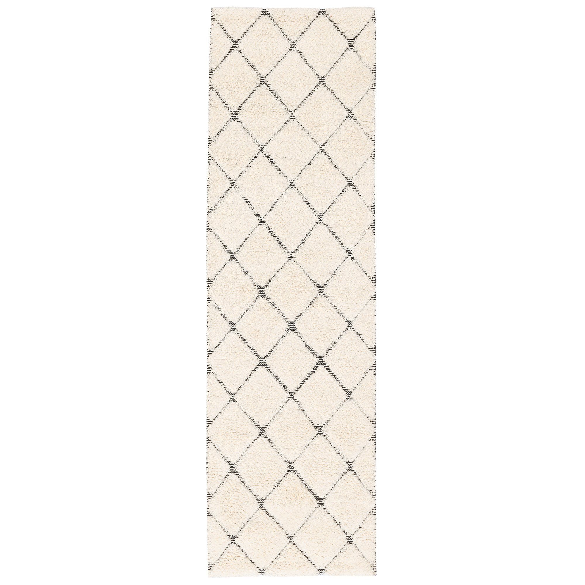 Pergamon Läufer Natur Teppich Läufer Shaggy günstig online kaufen