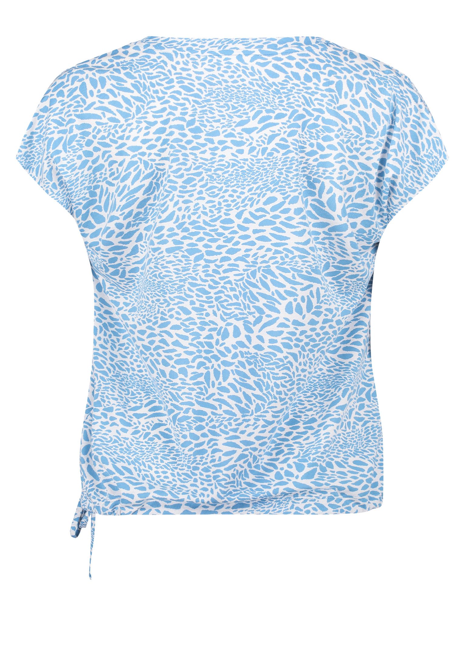 Betty&Co Kurzarmshirt Damen mit Tunnelzug (1-tlg) Druck