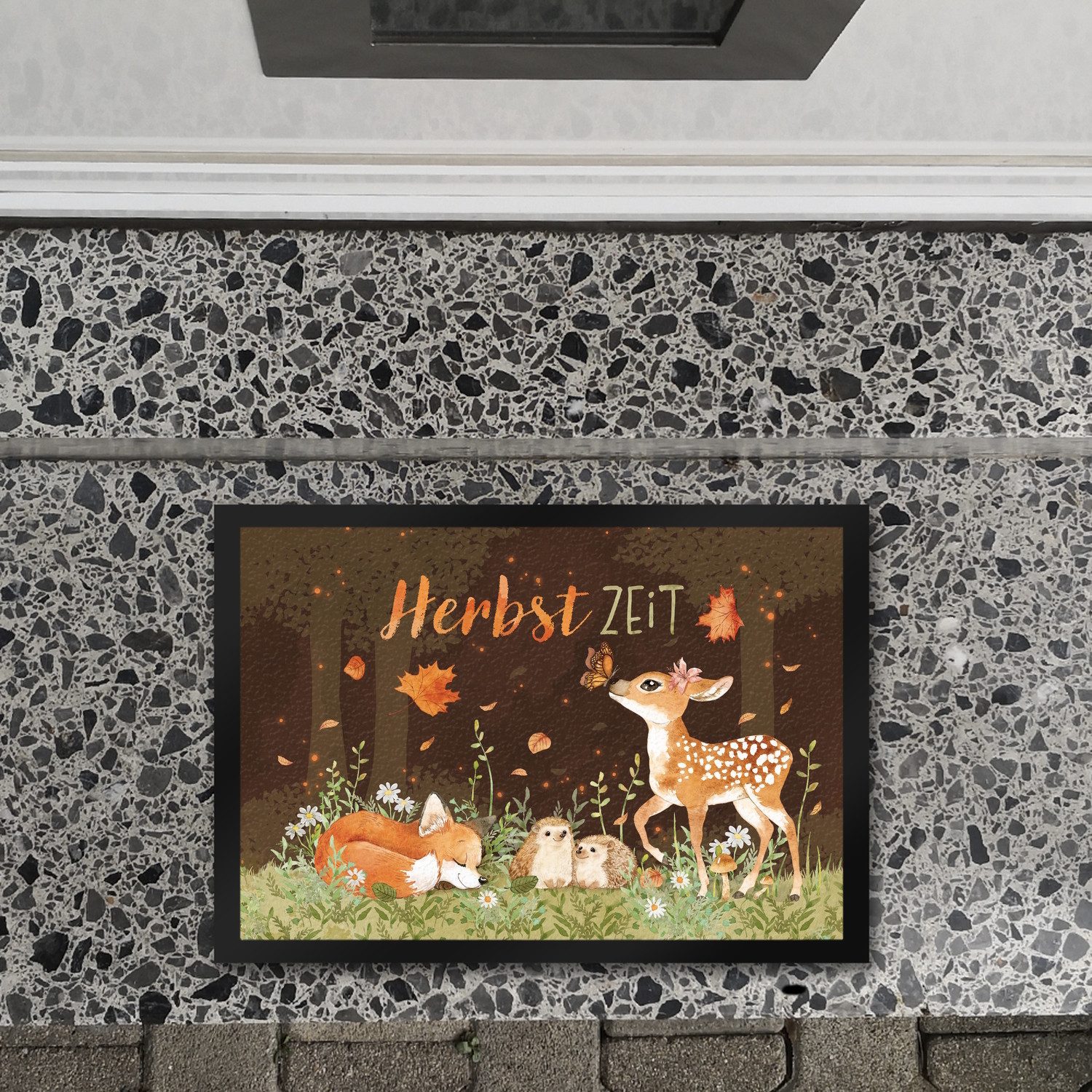 speecheese Fußmatte Tier des Waldes Fußmatte in 35x50 cm mit Spruch Herbstz günstig online kaufen