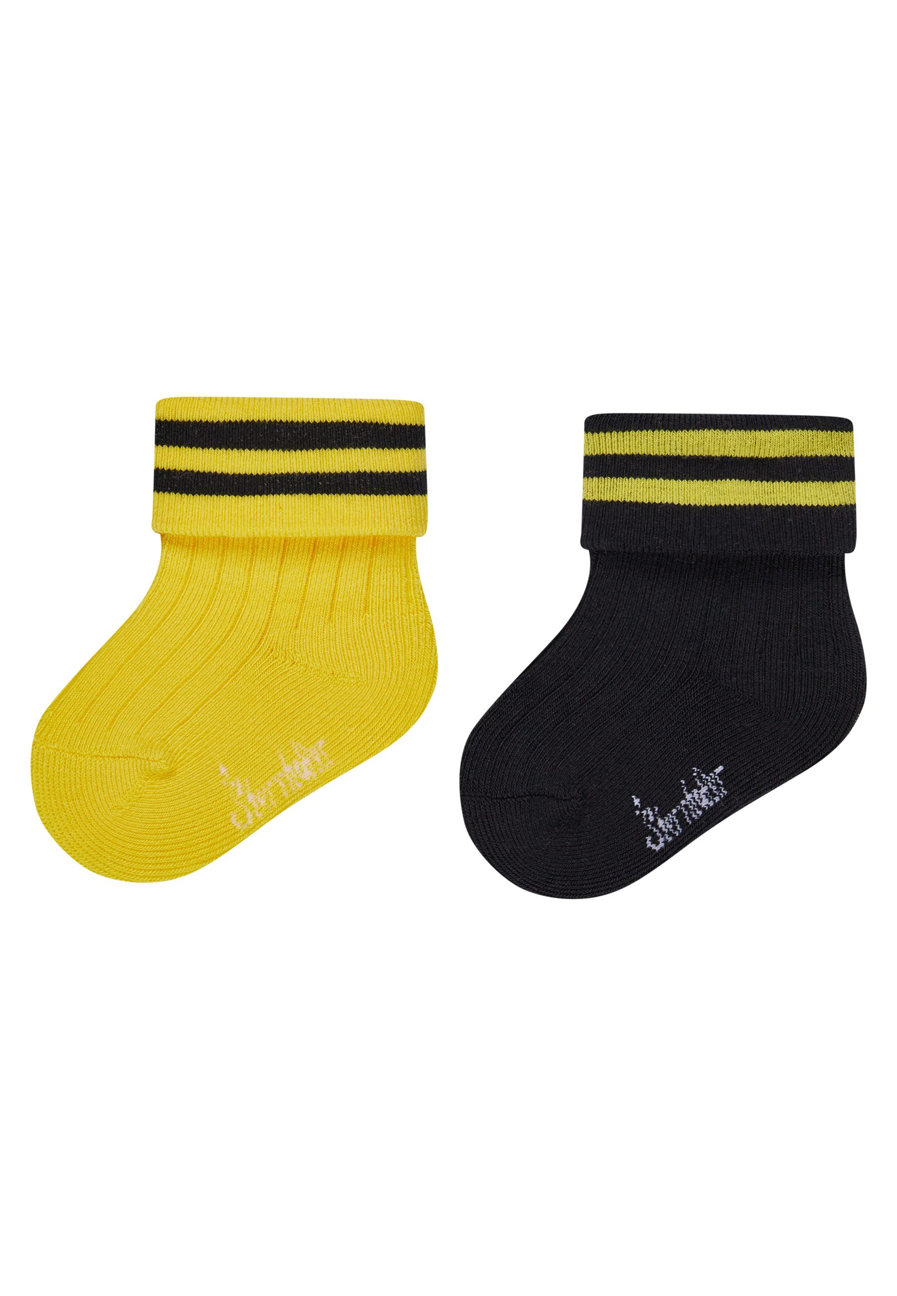 Sterntaler® Basicsocken Baby Socken 2er-Pack Ringel (2-Paar, 2er-Pack) Baby Socken 2er Pack mit Coolmax, klimaregulierend und atmungsaktiv