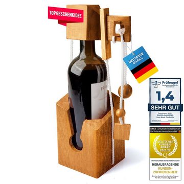 Goods+Gadgets 3D-Puzzle Dont Break The Bottle Flaschen-Tresor, Puzzleteile, Flaschenpuzzle Knobelspiel
