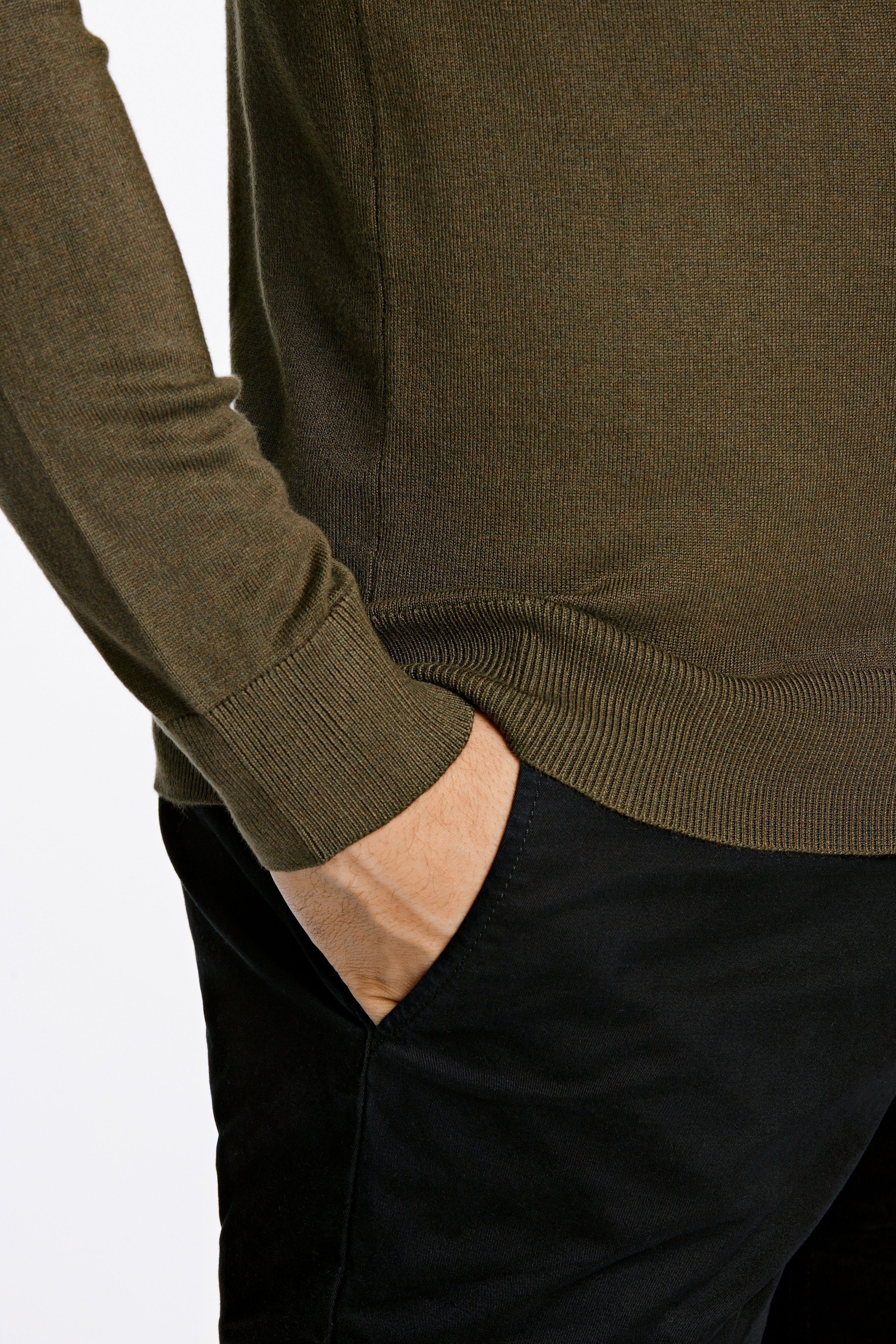 LINDBERGH Strickpullover mit Logo-Stickerei