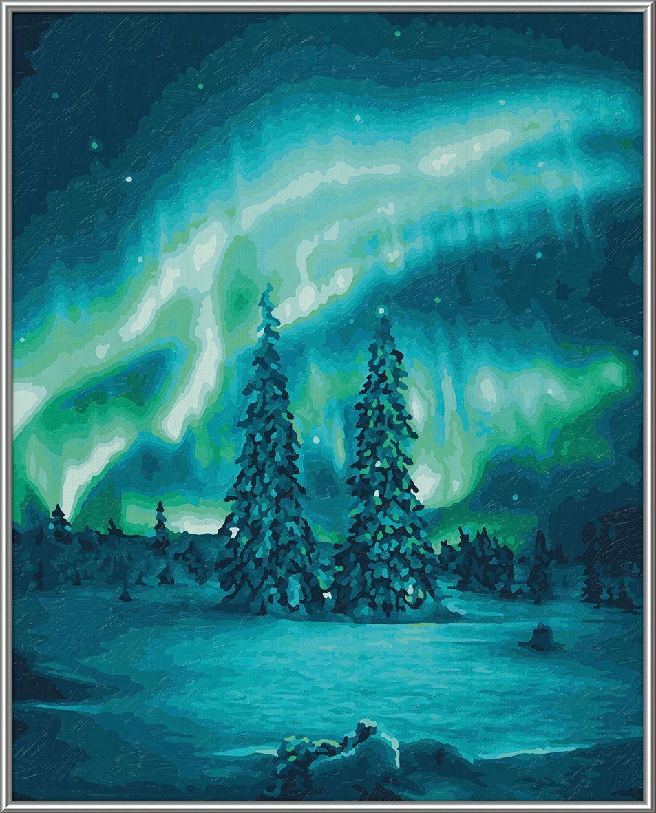 Thumbnail - Schipper Malen nach Zahlen Meisterklasse Premium - Polarlichter, Made in Germany