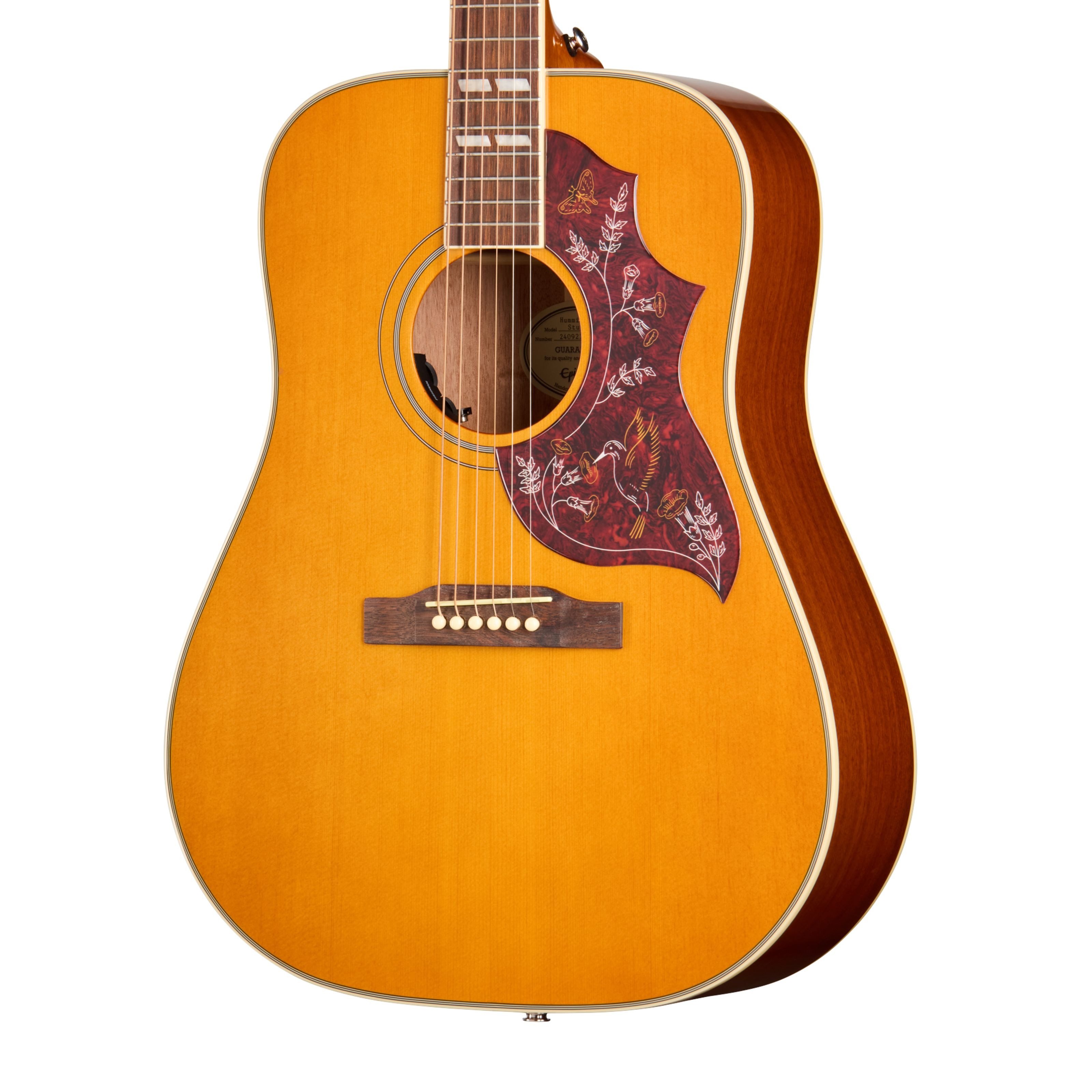 Epiphone Westerngitarre, Westerngitarren, Dreadnought Gitarren, Hummingbird Studio Antique Natural - Westerngitarre