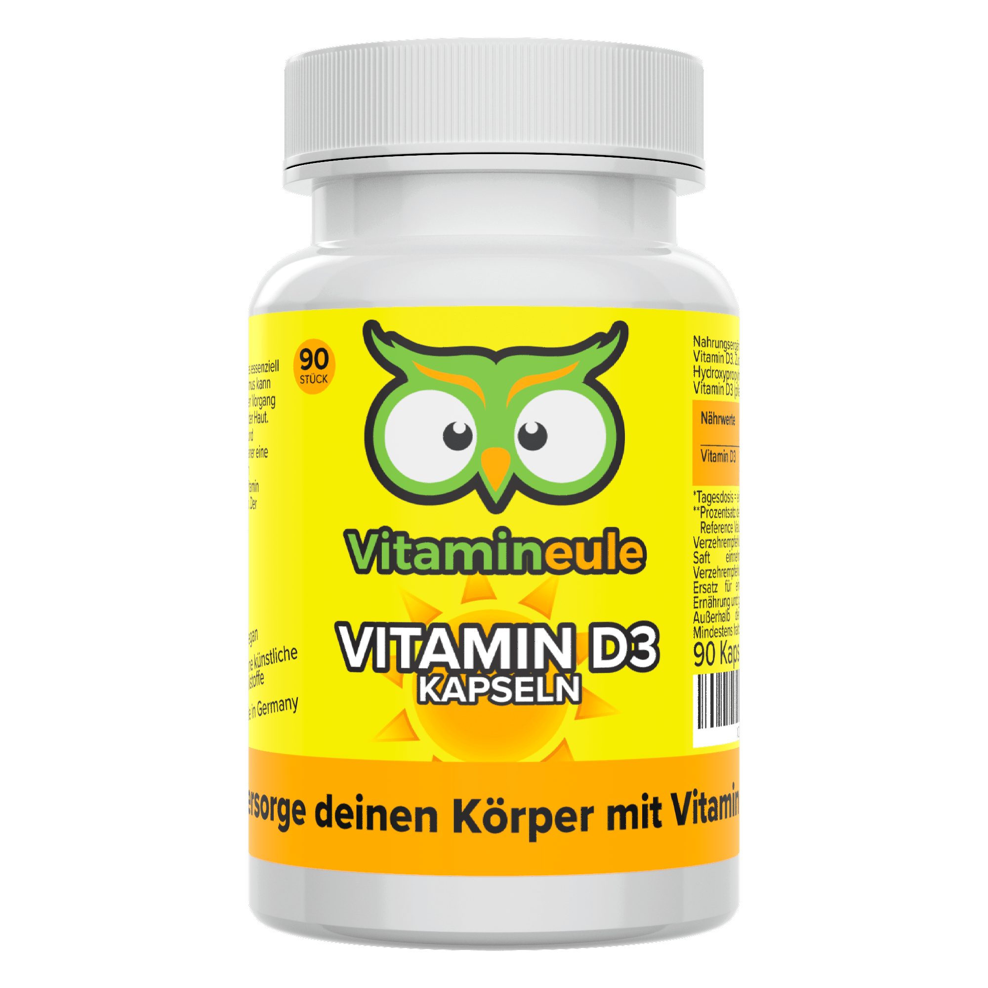 Vitamin D3 Kapseln - 30.000 i. E. - Kapsel