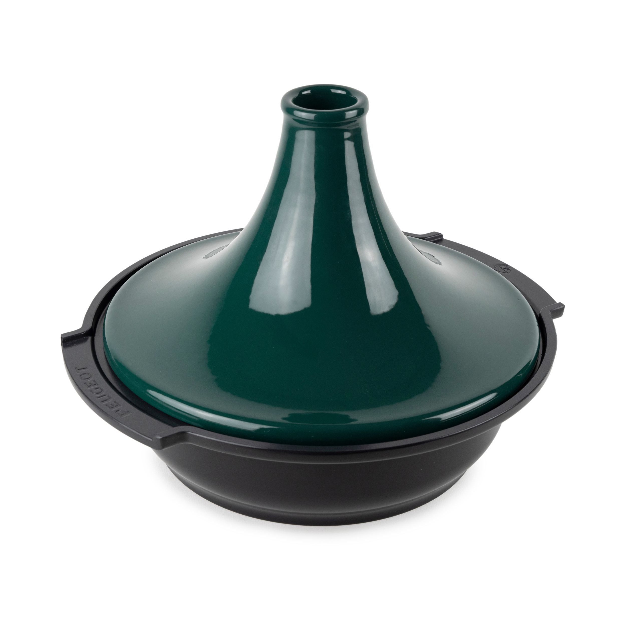 PEUGEOT Auflaufform Tagine ATLAS 30cm Waldgrün Dampfgarer Aluminium Keramikdeckel Induktio