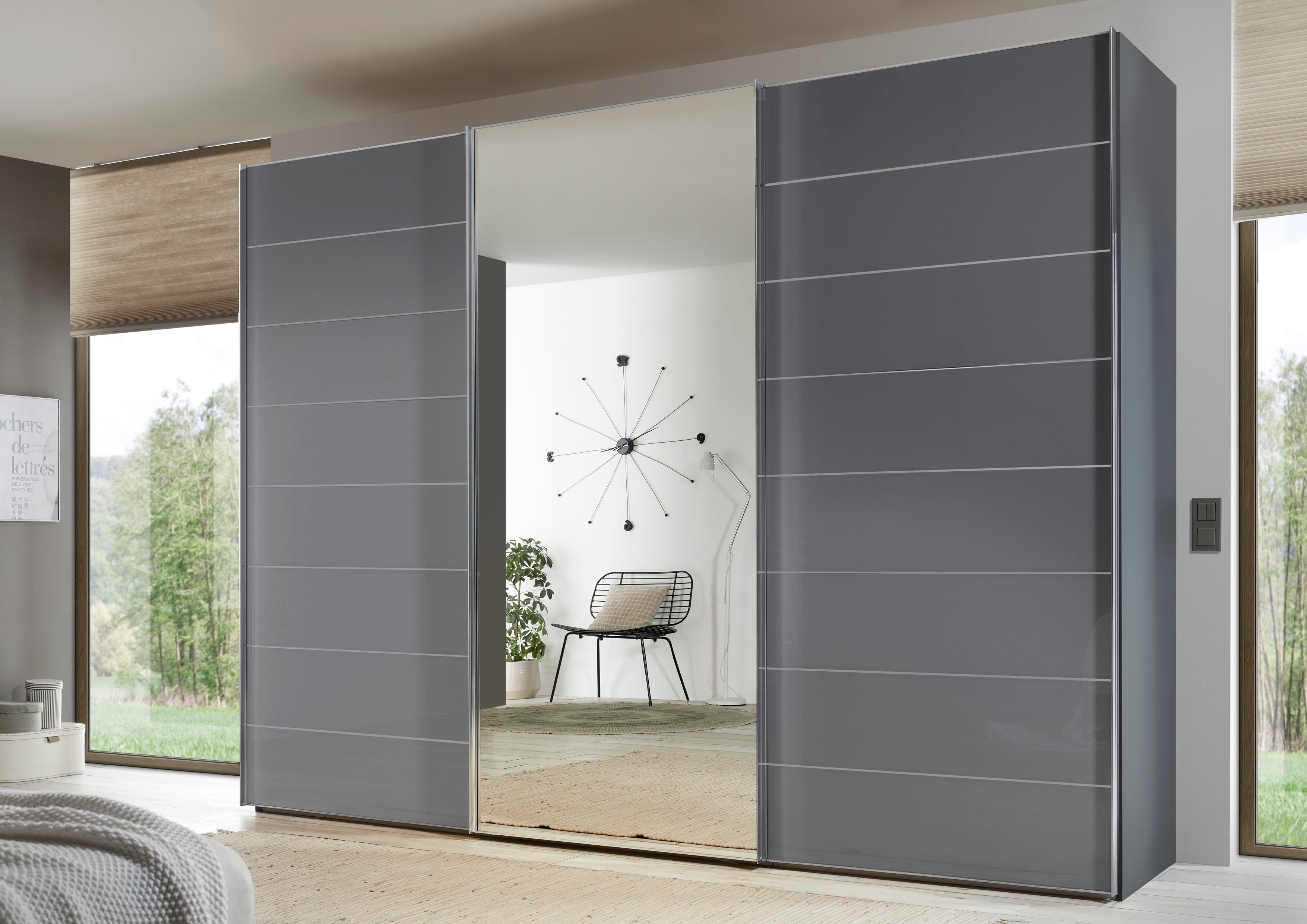 STAUD Schwebetürenschrank Sonate Como mit Spiegel, in wertiger Staud-Qualität, Made in Germany (in 4 verschiedenen Ausstattungsvarianten erhältlich) viele Varianten