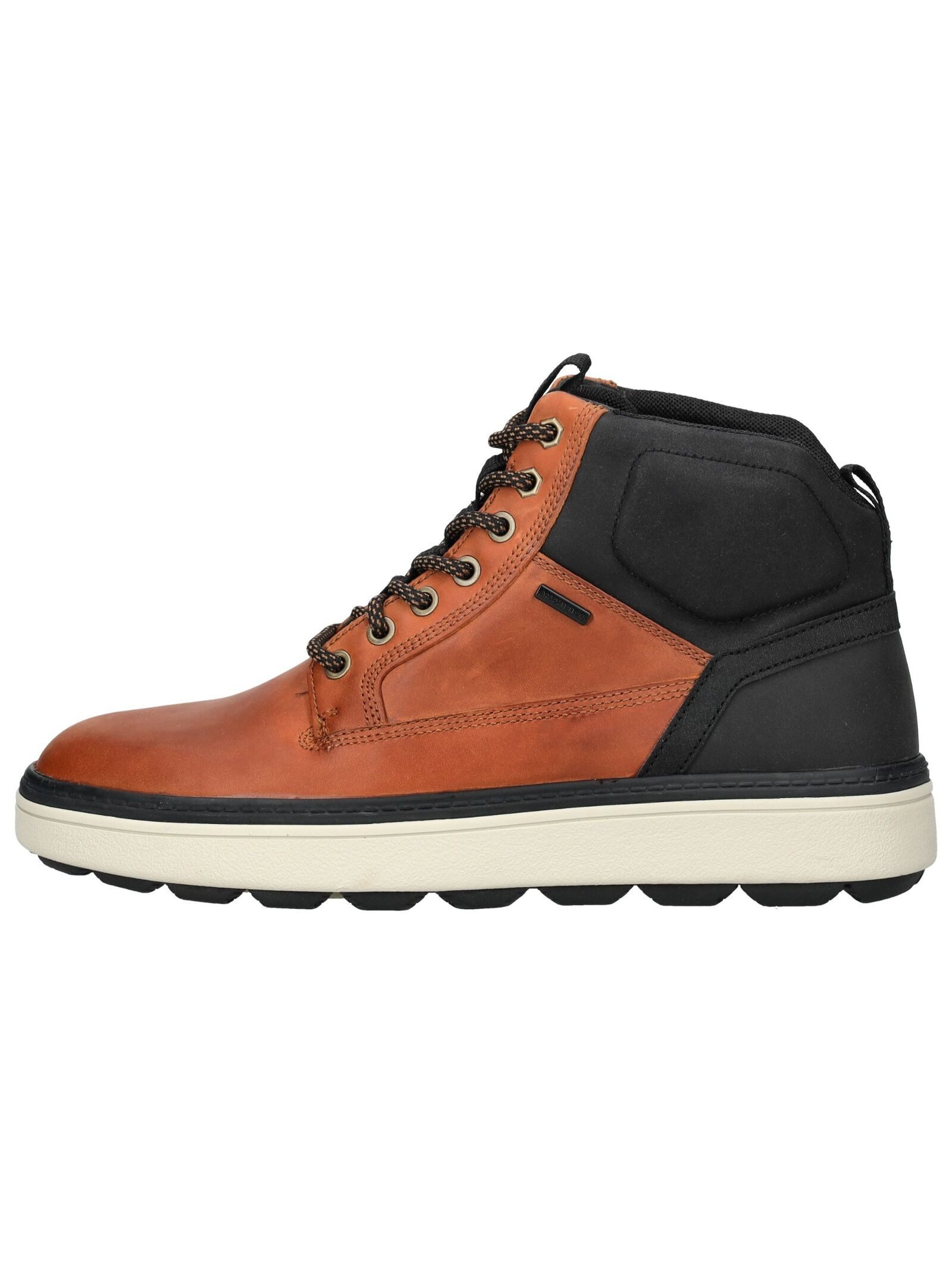 Geox Geox Stiefelette Leder/Textil Schnürstiefelette