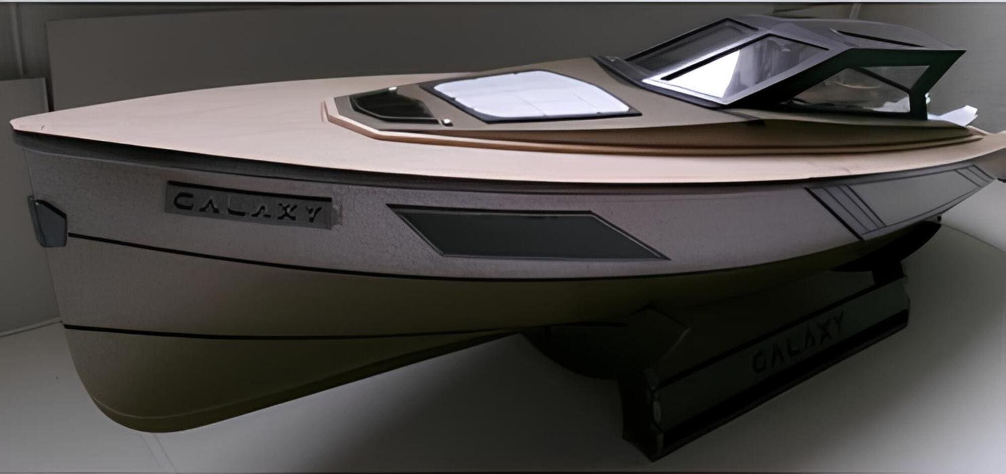 Krick Modellbausatz Galaxy 53ft Luxus-Sportboot Holzbausatz Maßstab 1:25 Baukasten