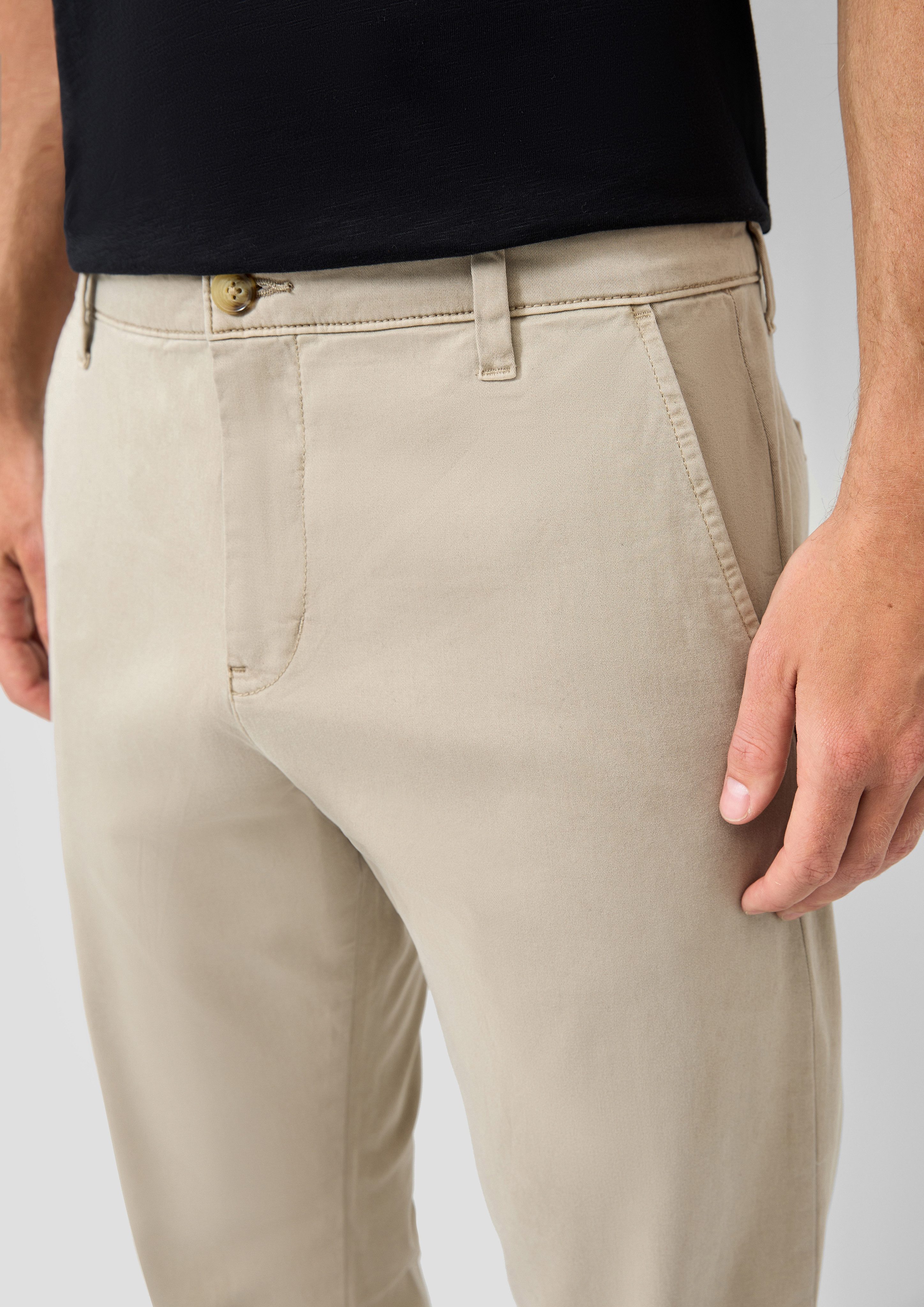 QS Chinohose mit Stretchanteil günstig online kaufen