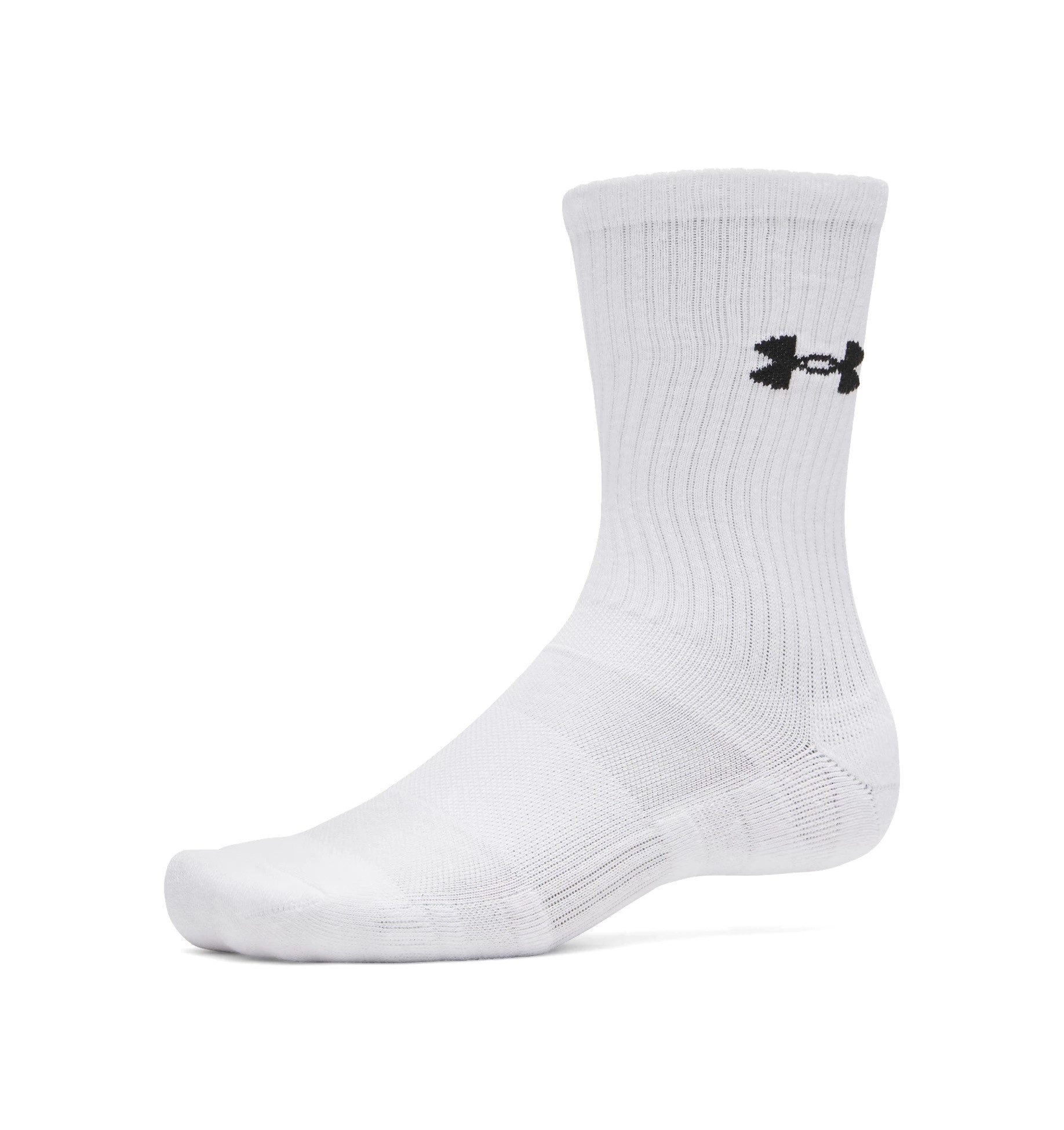 Under Armour® Sportsocken UA PERFORMANCE COTTON 3P CRW (3-Paar) für vielseitige Aktivitäten, weiches Material aus 100% Baumwolle. Reduzierter Preis € 13,99. Unverbindliche Preisempfehlung € 16,00, (€ 4,66 pro 1 Paar)