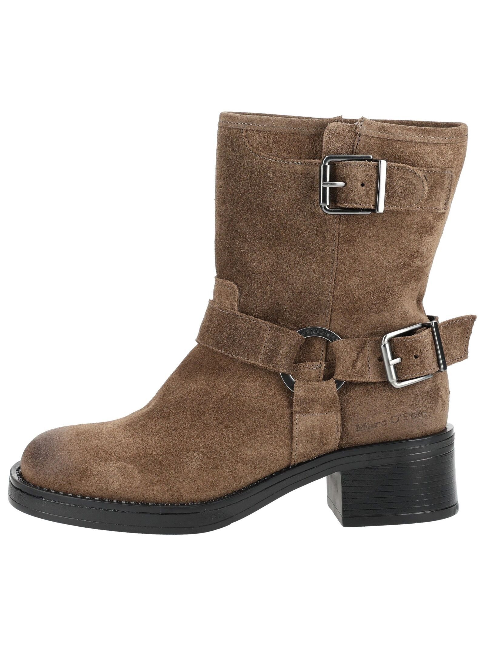 Marc O'Polo Marc O'Polo Stiefelette Veloursleder Bikerboots – Bild 2 von 5