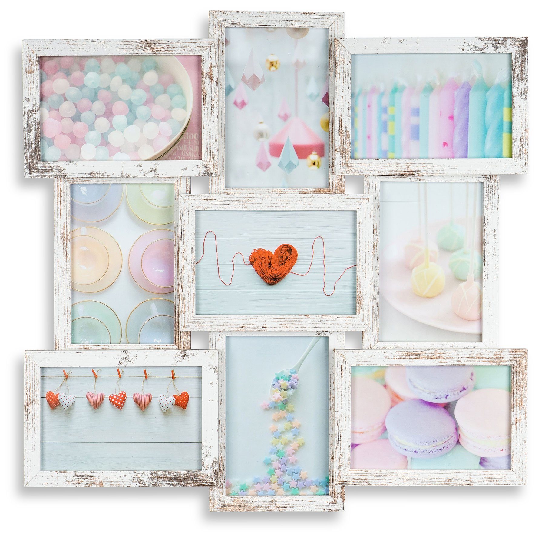 Levandeo® Bilderrahmen Collage, levandeo Bilderrahmen Collage günstig online kaufen
