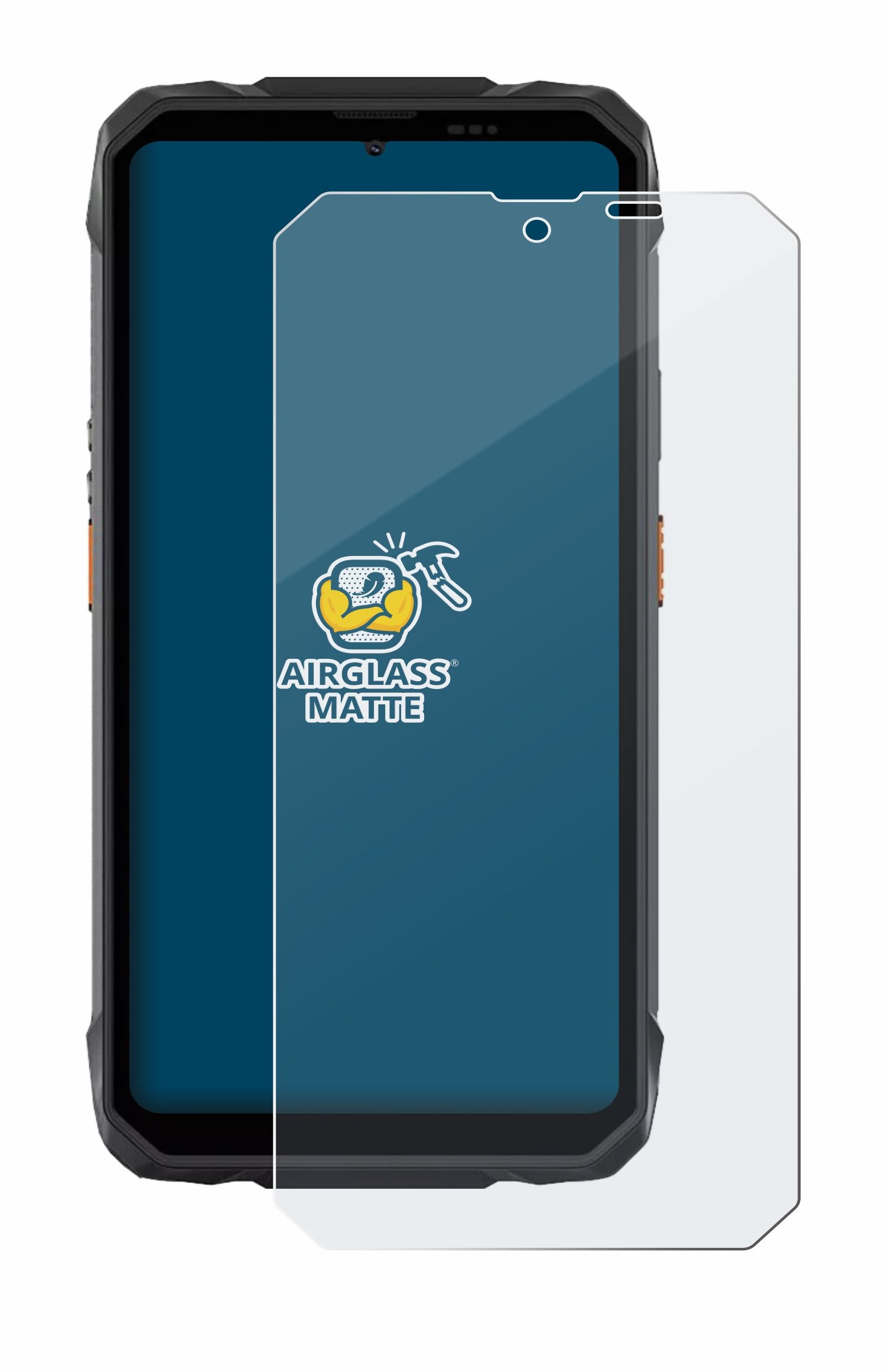 BROTECT Displayschutzglas Folie für Blackview Rock 1, Schutzfolie Glas Panzer Display Schutz matt