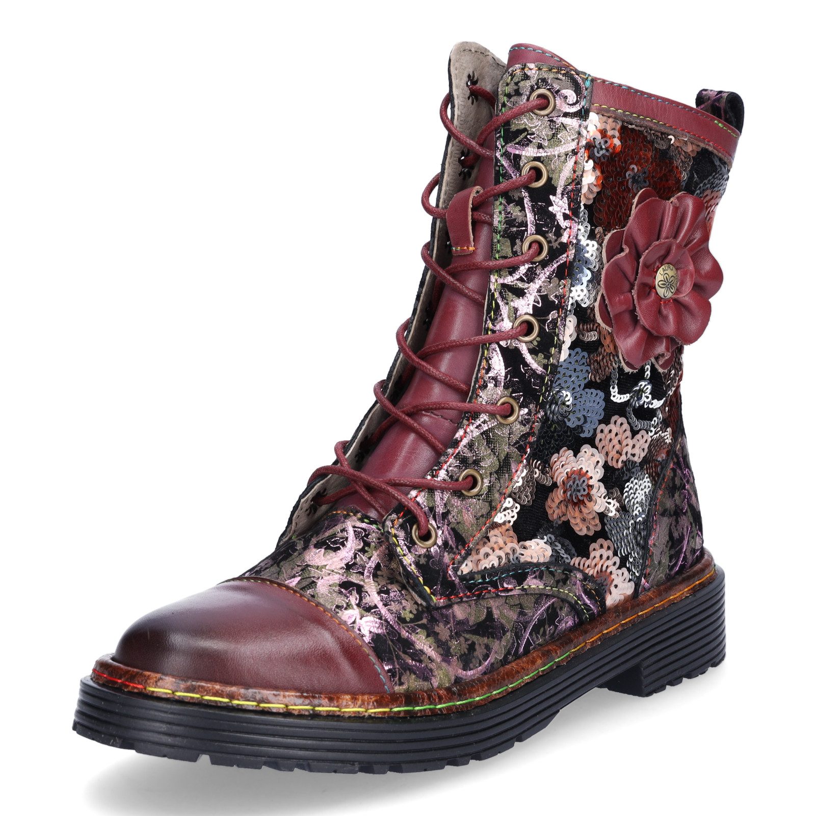 LAURA VITA Laura Vita Damen Schnürboot violett Schnürboots
