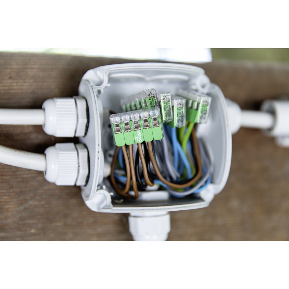 WAGO Verbindungsklemme WAGO 221-425 221 Verbindungsklemme flexibel: 0.14-4 mm² starr: 0.2-4 m
