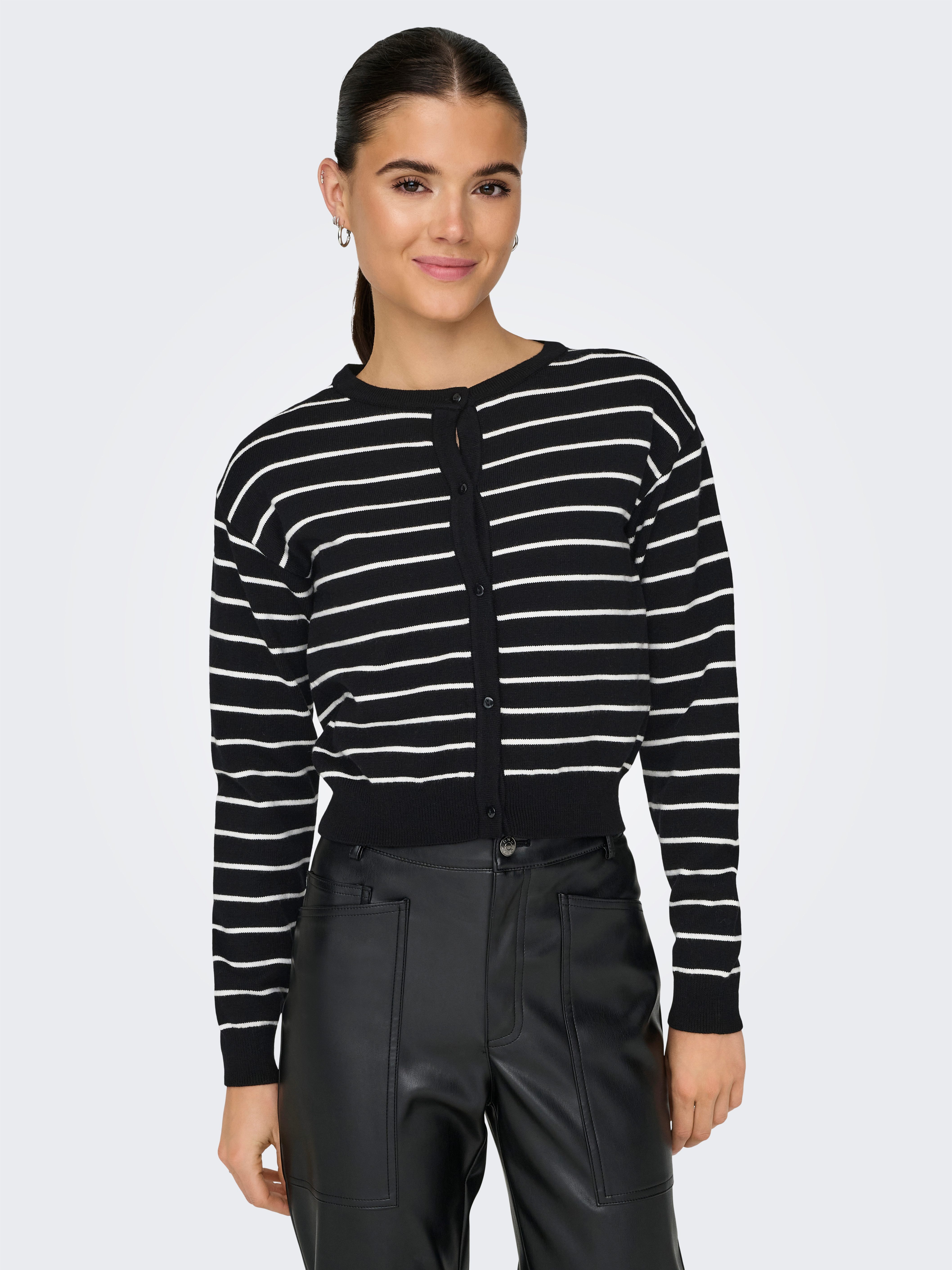 ONLY Strickjacke ONLBARIA LS O-NECK CARDIGAN CC KNT günstig online kaufen