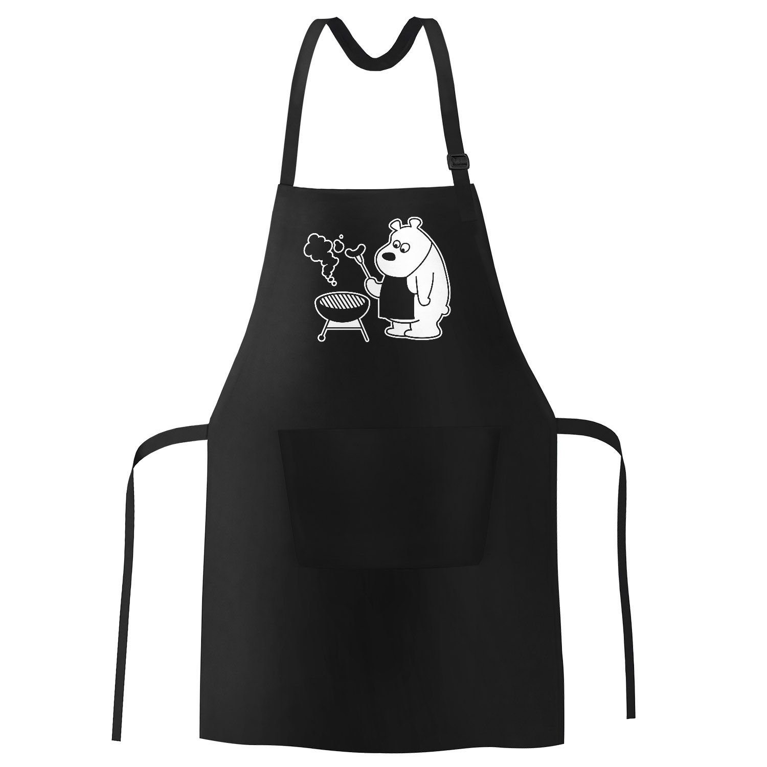 MoonWorks Grillschürze Grill-Schürze für Männer mit grillendem Bär - Bear G günstig online kaufen