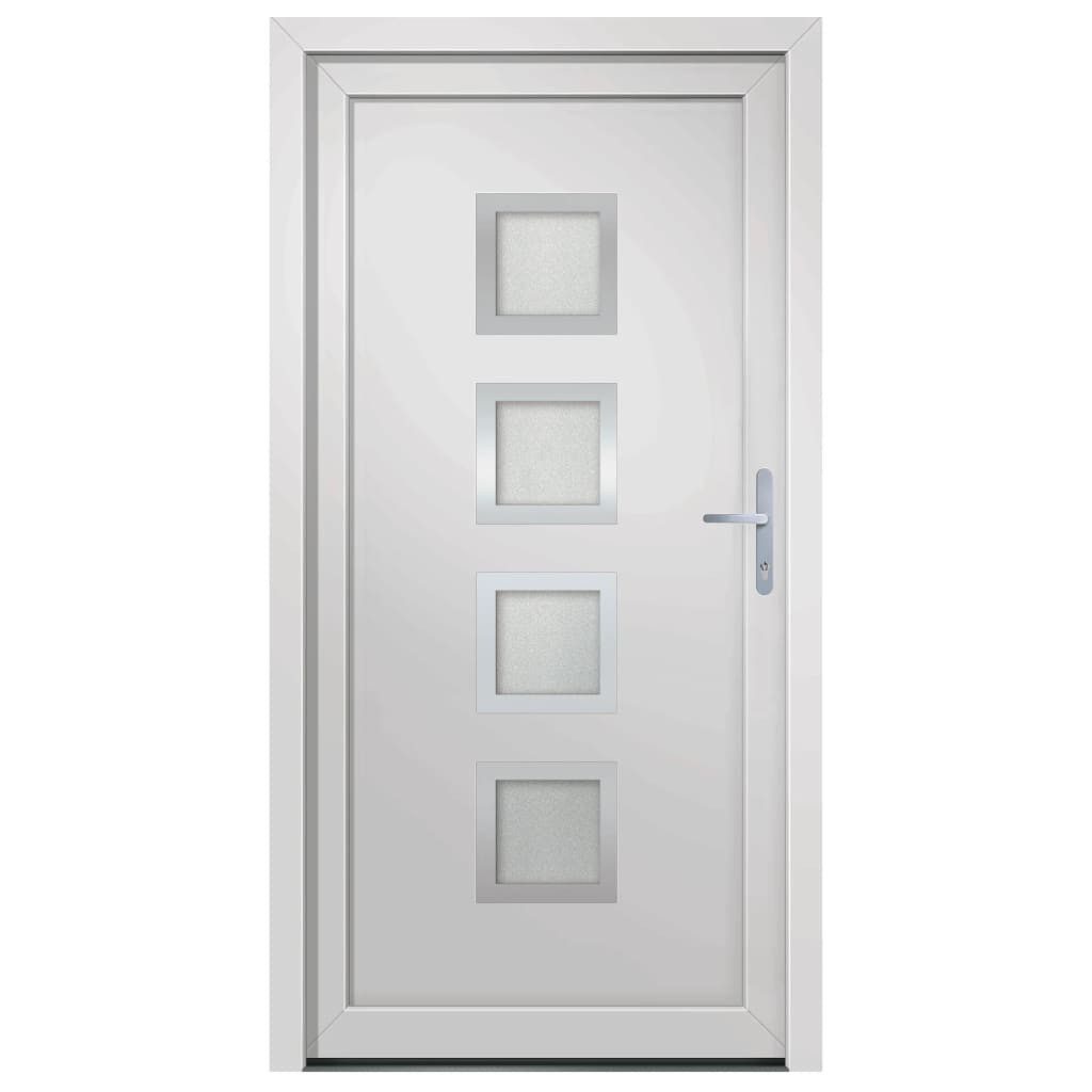 vidaXL Haustür Haustür Weiß 108x208 cm günstig online kaufen