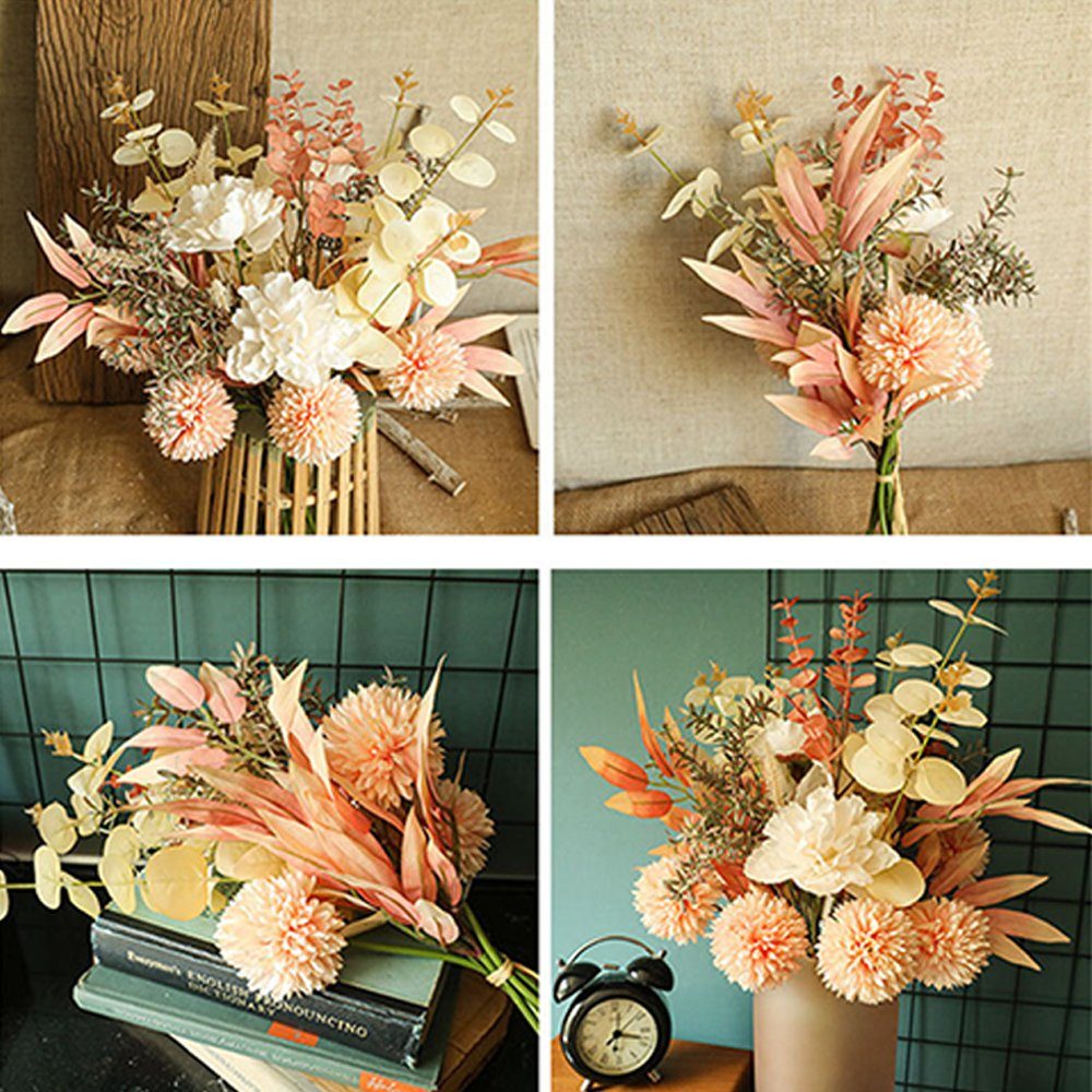 Dekoration, Blumensträuße, Kunstblumenstrauß Dekorative zur Künstliche simulierte Blumen,