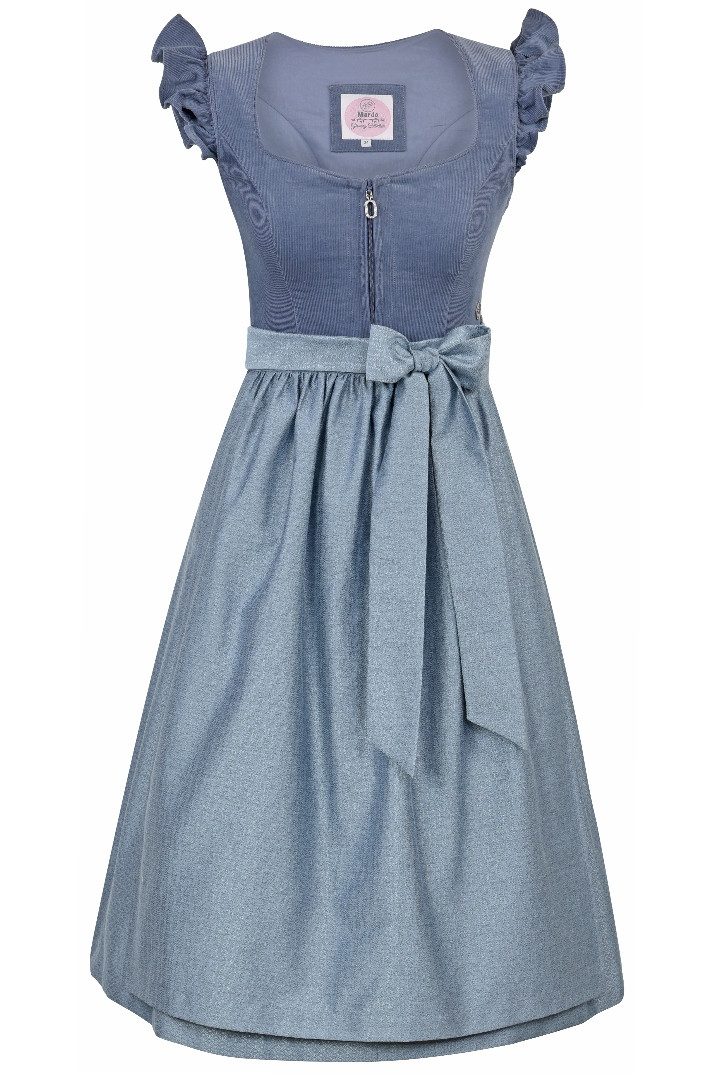 MarJo Dirndl Cord Dirndl 2tlg. - ANSFELDEN - himmelblau